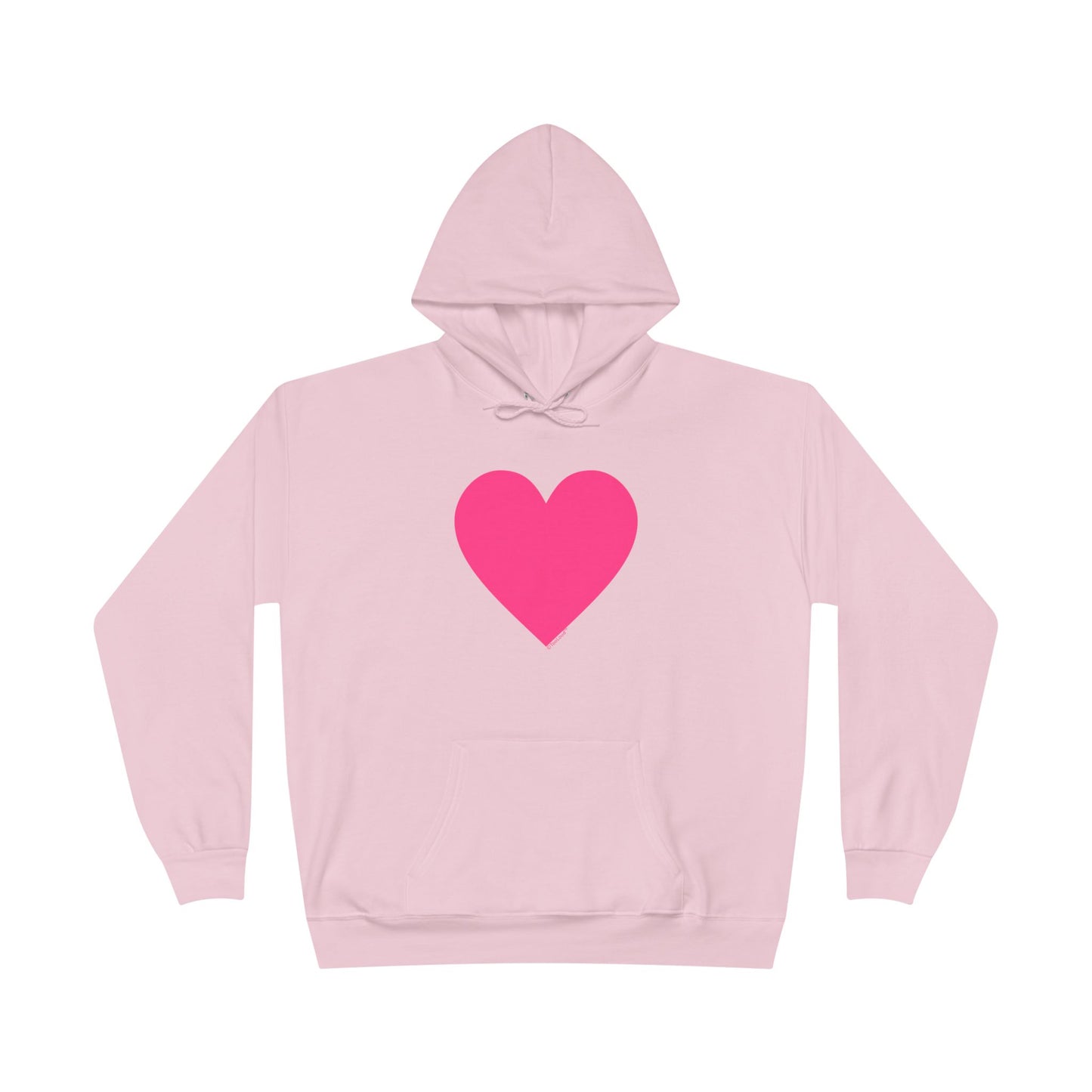 TOOLOUD Big Pink Heart Valentine's Day Unisex Hoodie Sweatshirt
