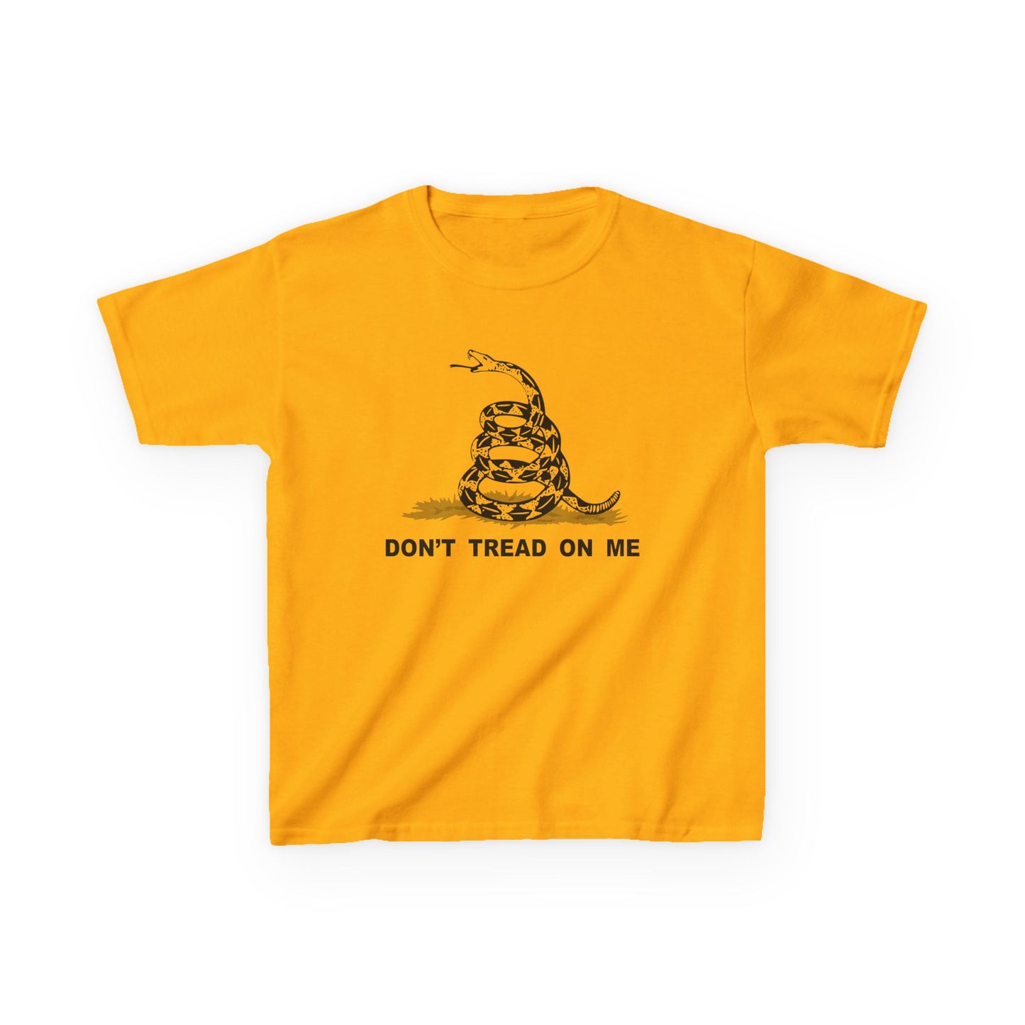 Subdued Don't Tread On Me Gadsden Flag Rattlesnake Childrens T-Shirt