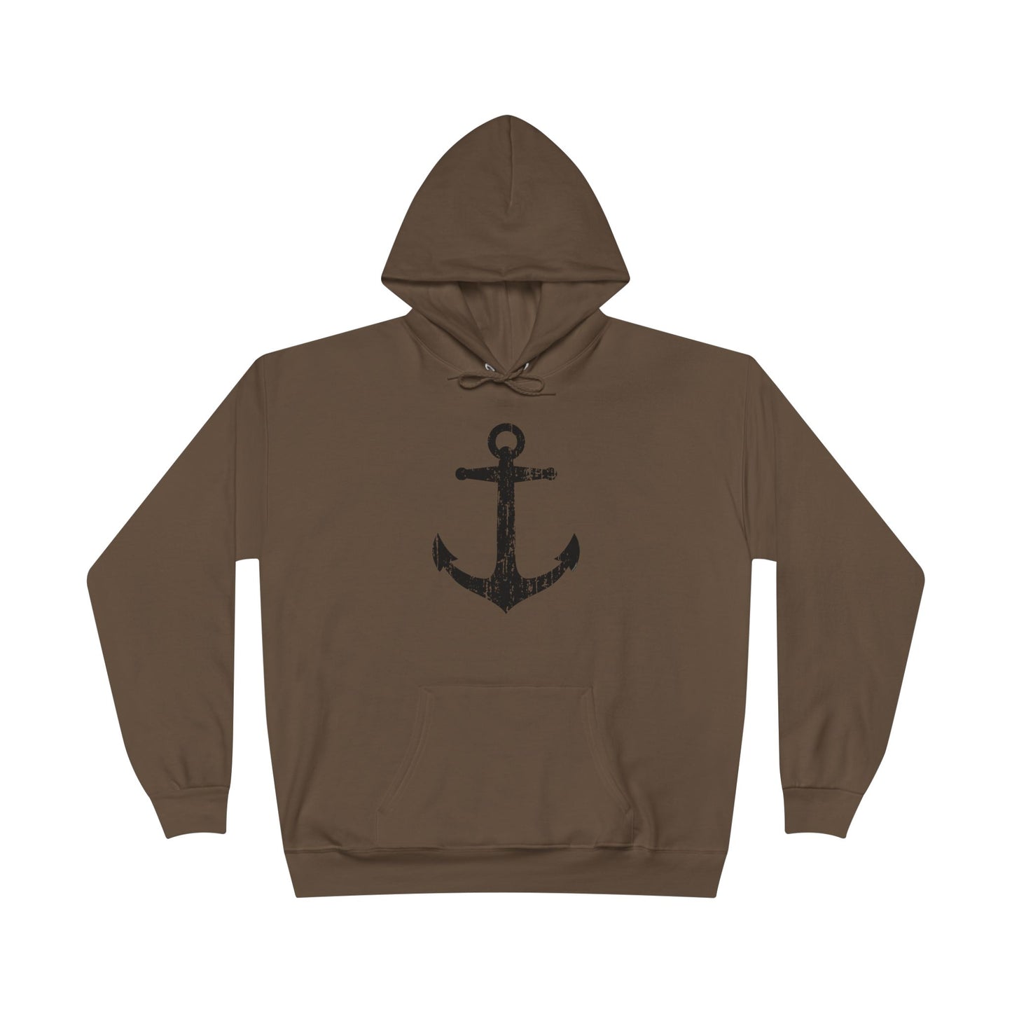Distressed Nautical Sailor Anchor Hoodie Sweatshirt by TOOLOUD