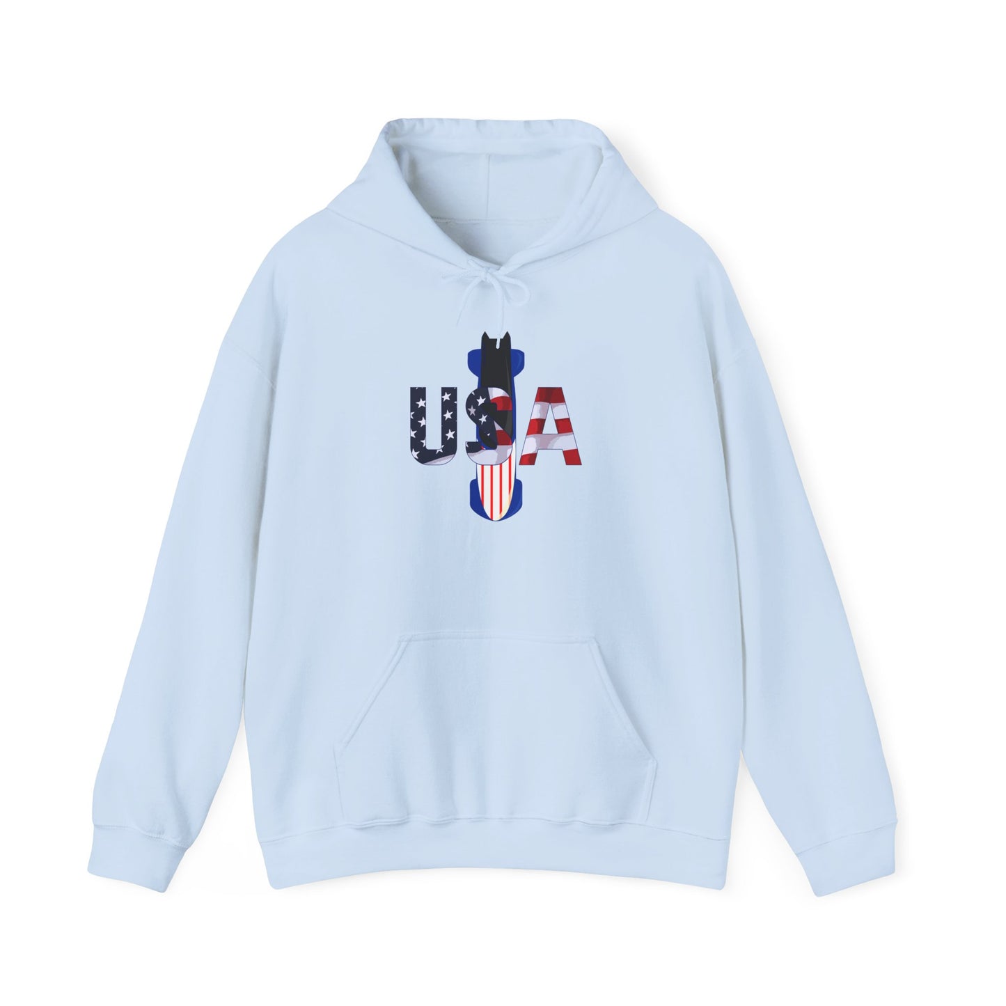 USA Bobsled Hoodie Unisex Sweatshirt by TooLoud