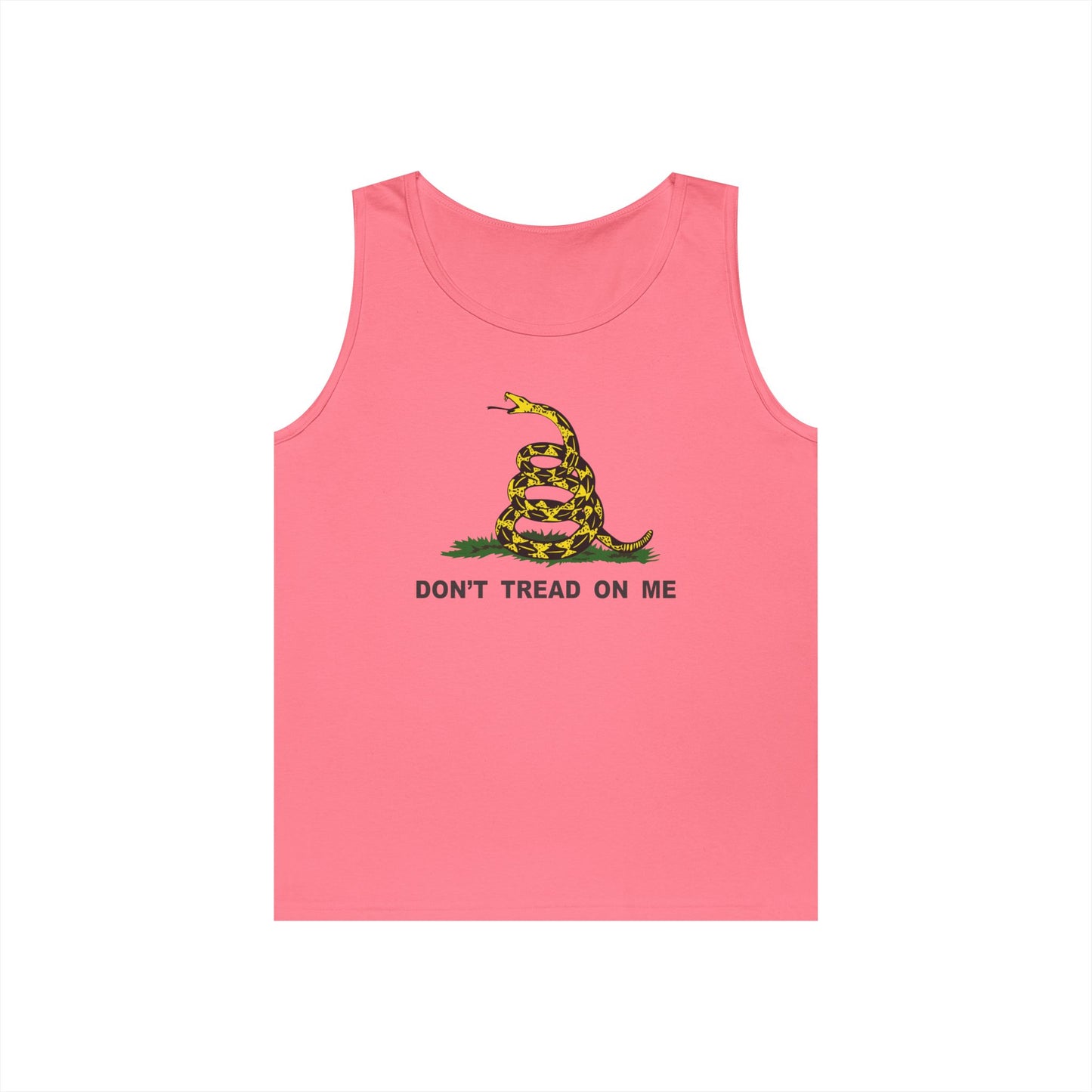 Don't Tread On Me Gadsden Flag Rattlesnake Loose Adult Tank Top by TOOLOUD