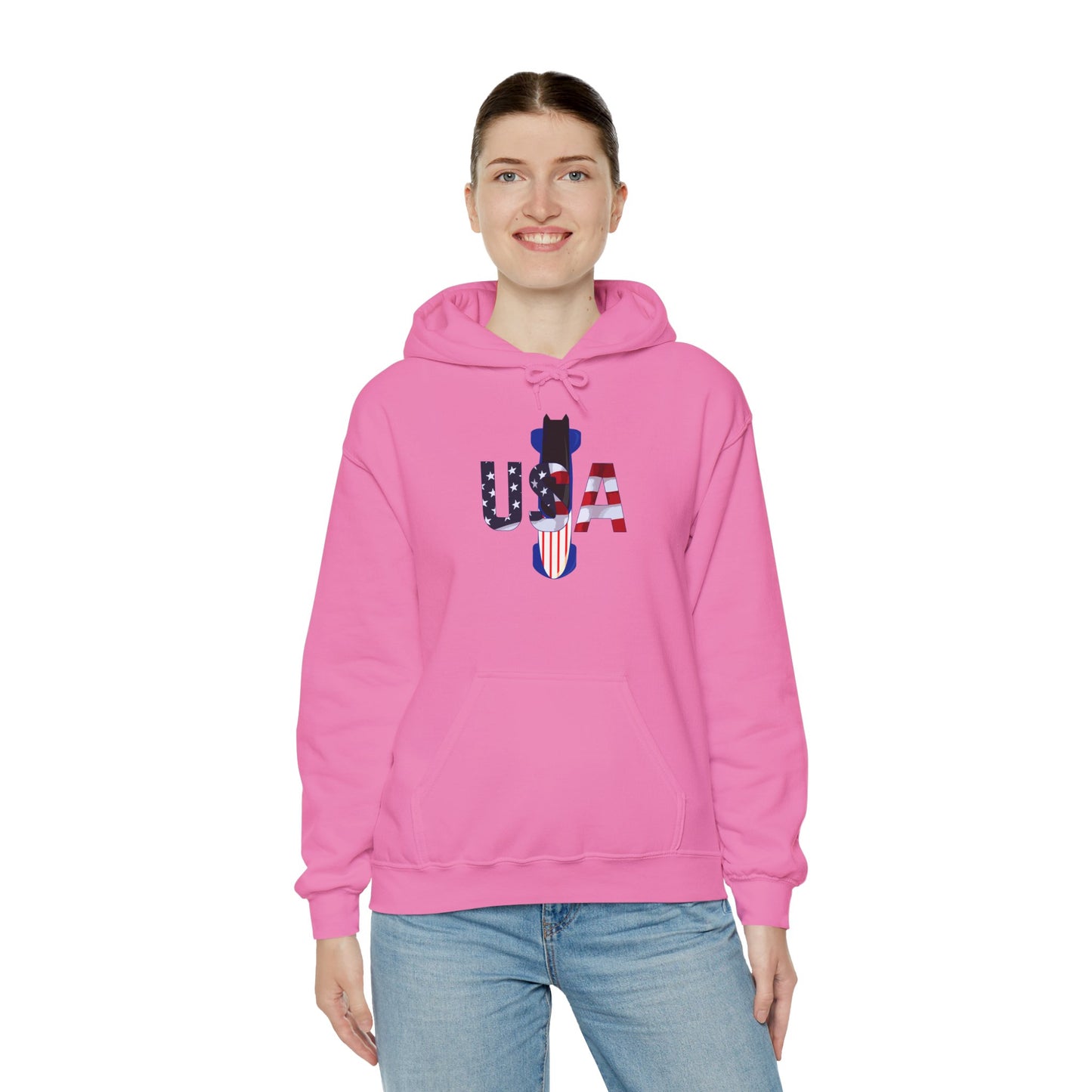 USA Bobsled Hoodie Unisex Sweatshirt by TooLoud