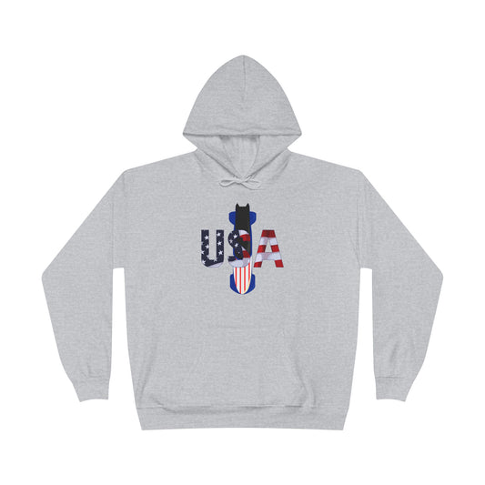 USA Bobsled Adult Hooded Sweatshirt by TOOLOUD