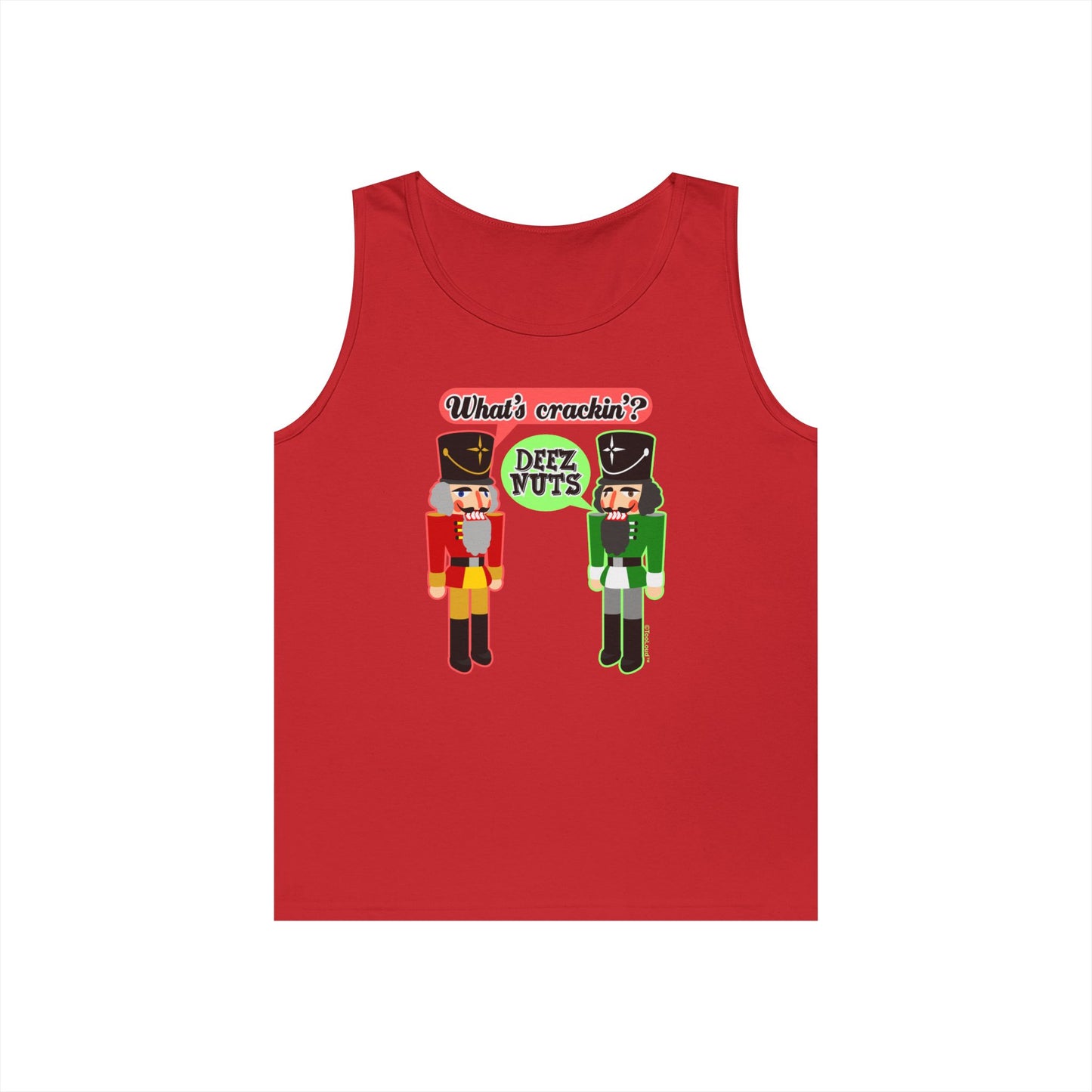 What's Crackin - Deez Nuts Dark Loose Tank Top by TOOLOUD