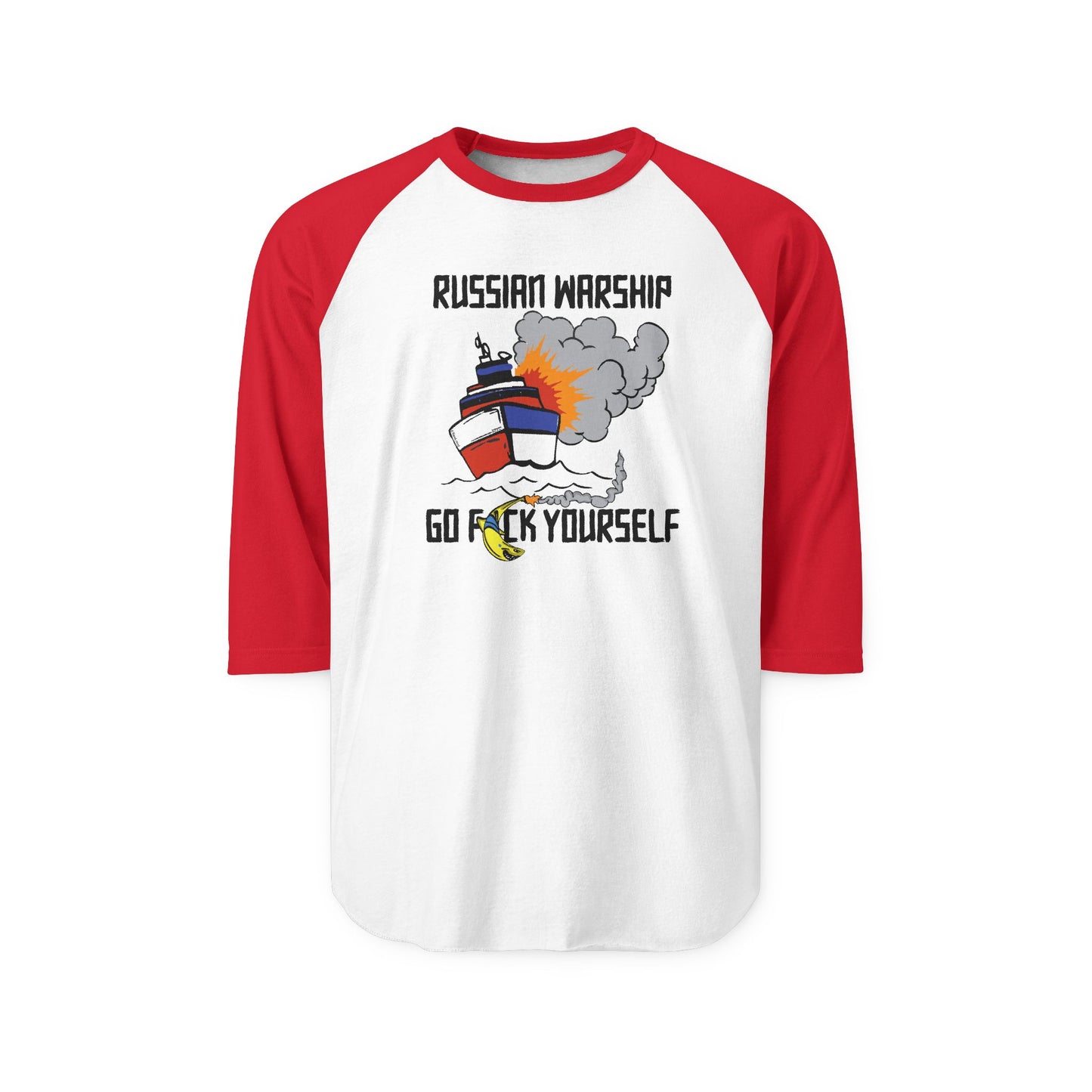 Russian Warship go F* Yourself Adult Raglan Shirt by TOOLOUD