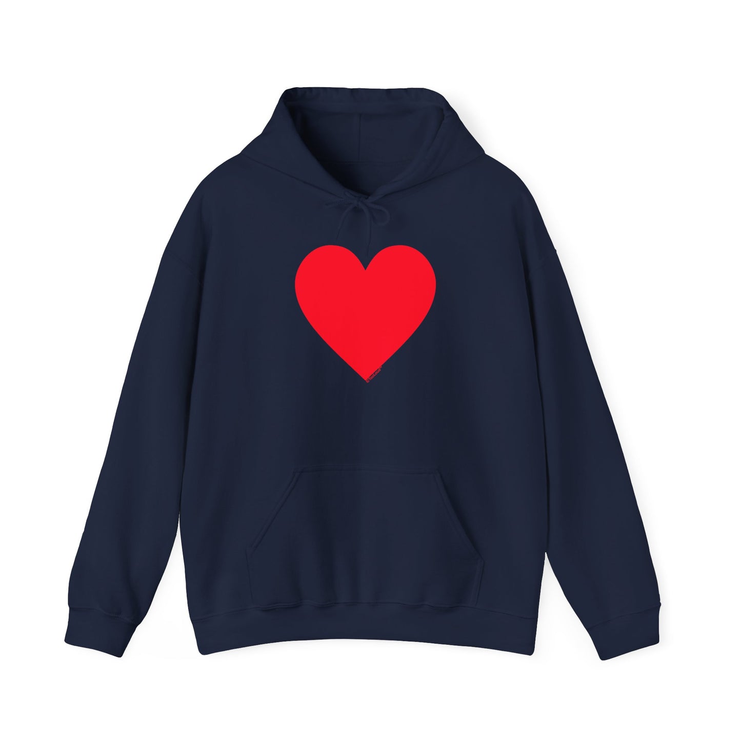 TOOLOUD Big Red Heart Valentine's Day Dark Unisex Hoodie Sweatshirt