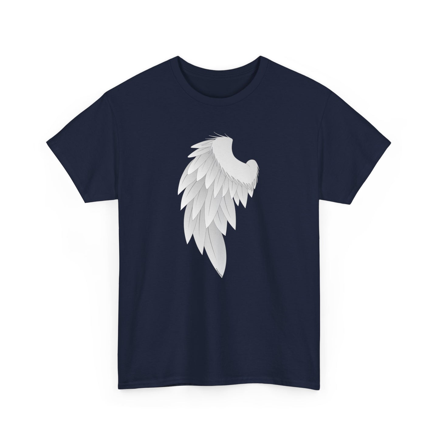 Single Left Angel Wing Design - Adults Dark T-Shirt by TOOLOUD