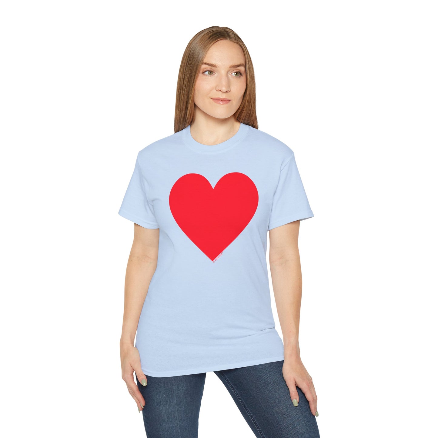 Big Red Heart Valentine's Day Women's T-Shirt by TOOLOUD
