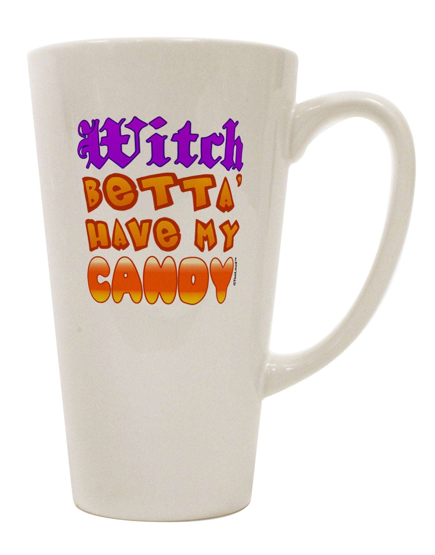 16 Ounce Conical Latte Coffee Mug - A Must-Have for Witch Lovers-Conical Latte Mug-TooLoud-White-Davson Sales