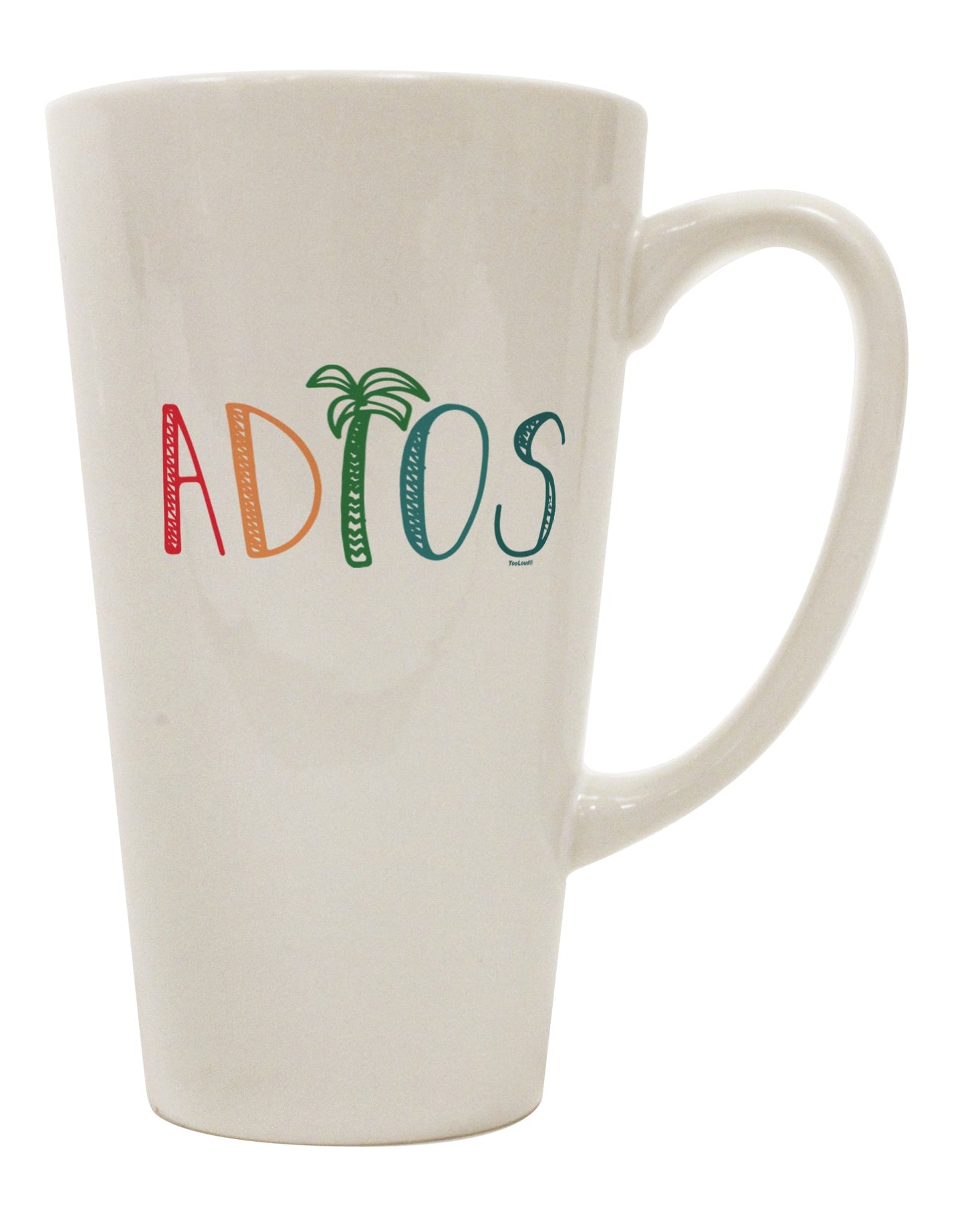 16 Ounce Conical Latte Coffee Mug - Expertly Crafted Drinkware-Conical Latte Mug-TooLoud-Davson Sales