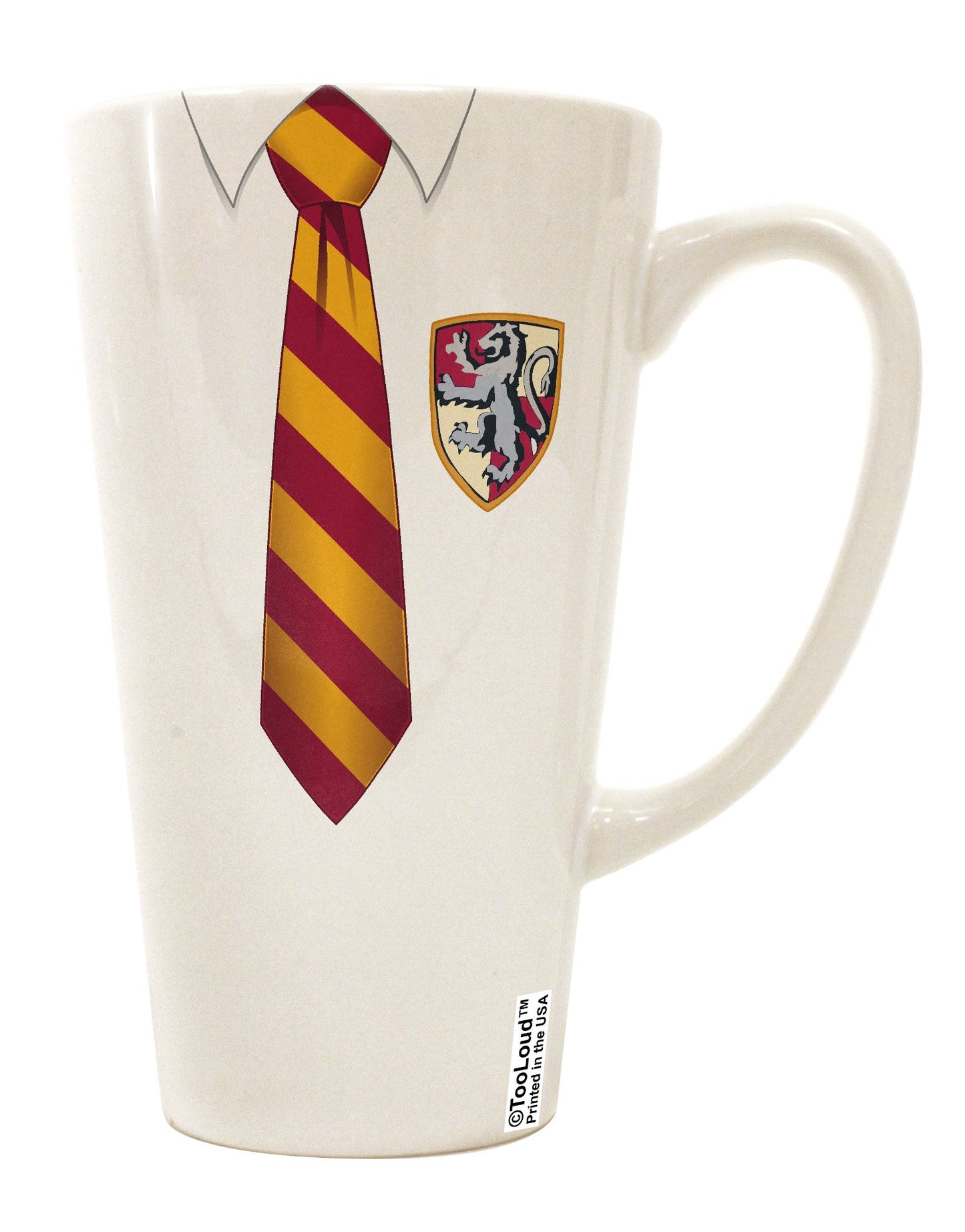 16 Ounce Conical Latte Coffee Mug with All Over Print - Expertly Crafted Drinkware-Conical Latte Mug-TooLoud-White-Davson Sales