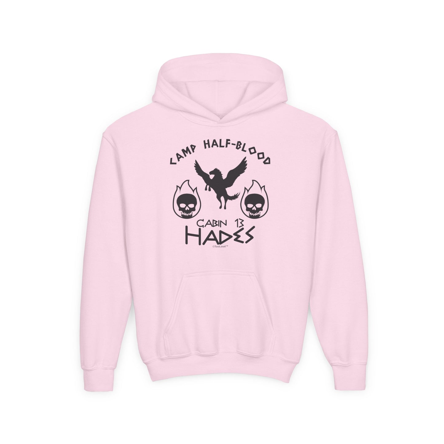 Cabin 13 Hades Camp Half Blood Youth Children's Hoodie by TOOLOUD