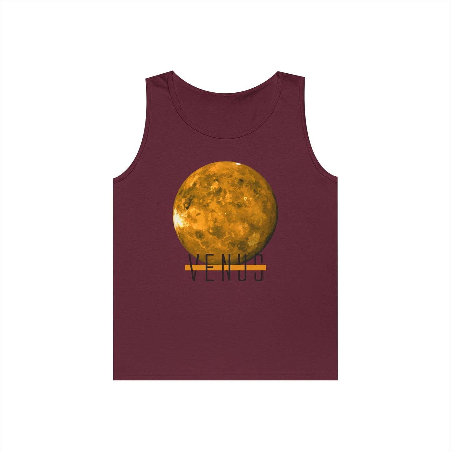 Planet Venus Text Adult Loose Tank Top by TOOLOUD
