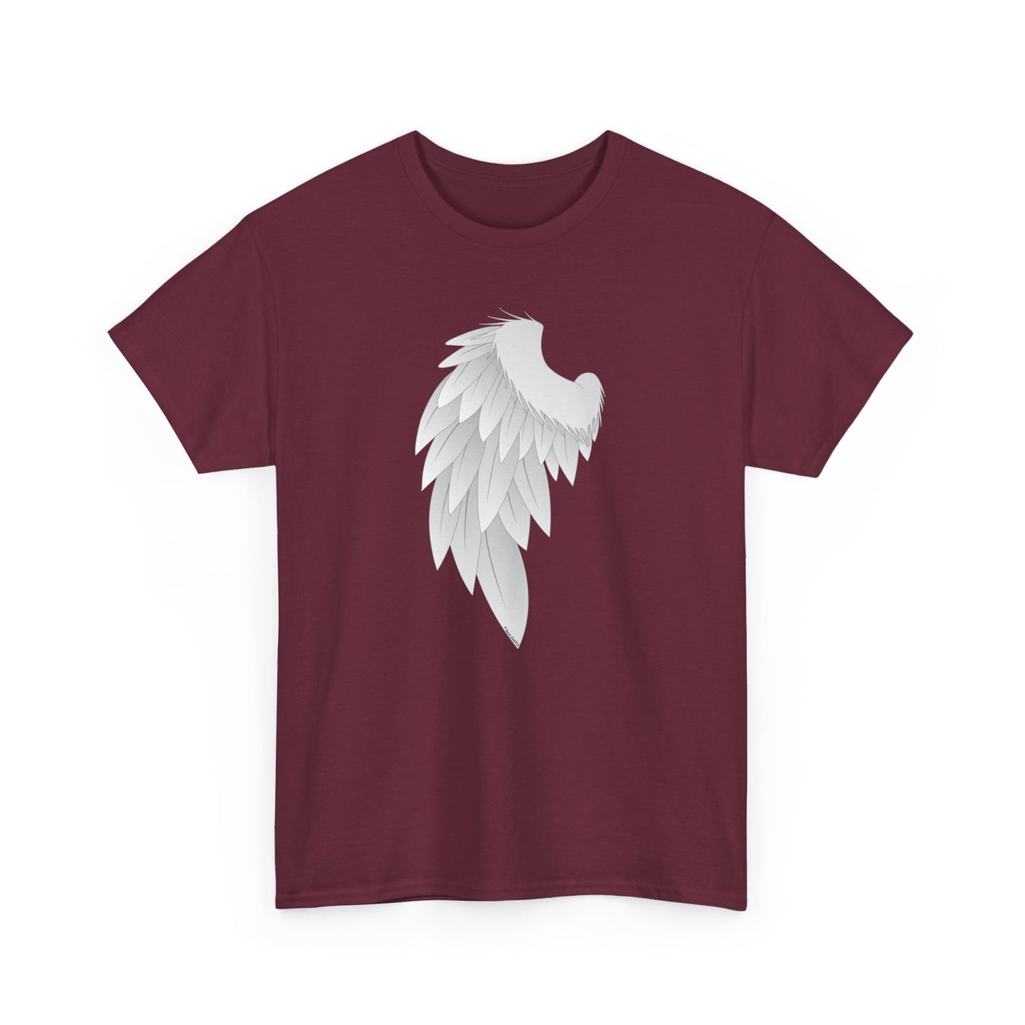 Single Left Angel Wing Design - Adults Dark T-Shirt by TOOLOUD