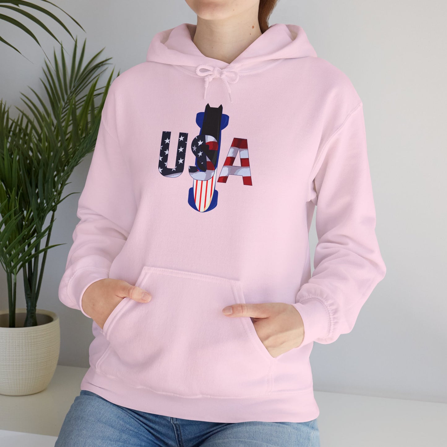 USA Bobsled Hoodie Unisex Sweatshirt by TooLoud