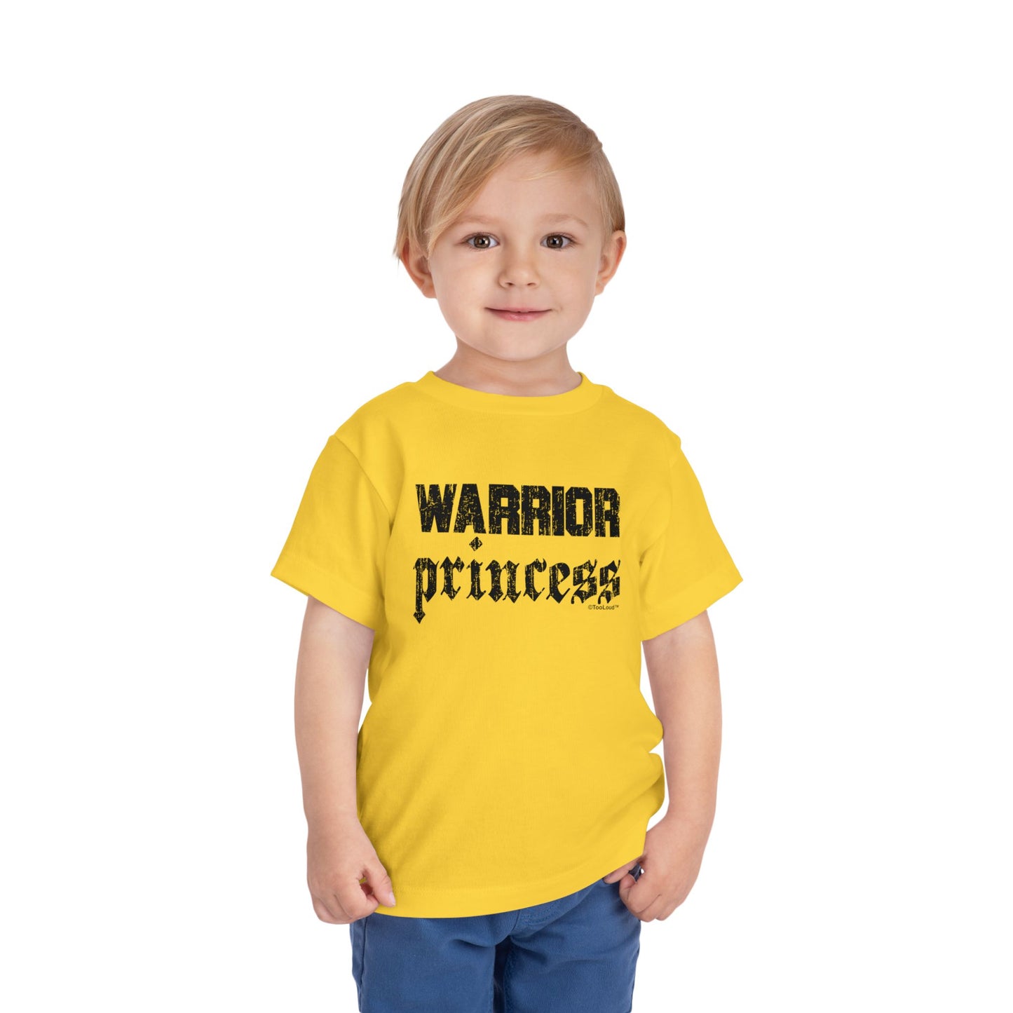 Warrior Princess Script Toddler T-Shirt by TOOLOUD