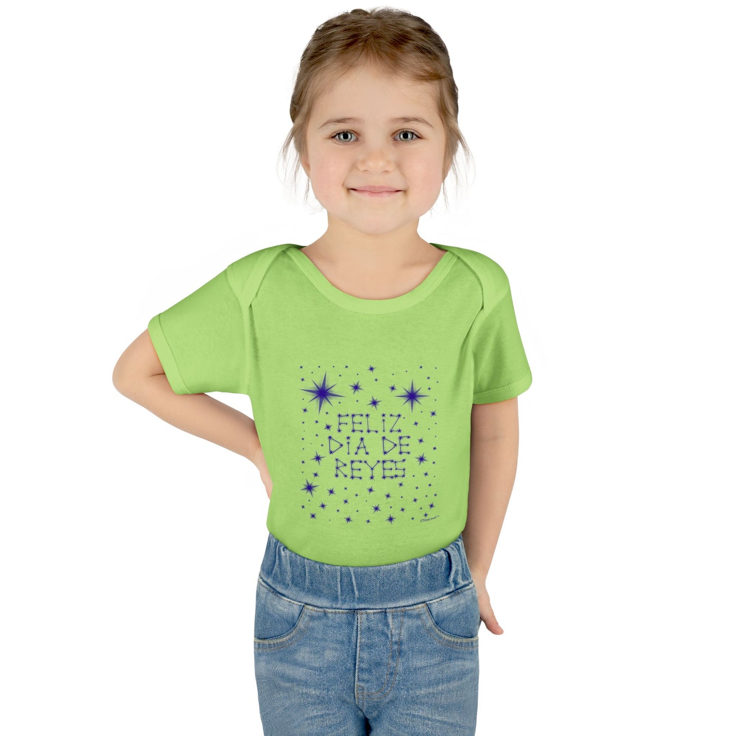 Feliz Dia de Reyes - Estrellas Brillantes Baby Romper Bodysuit by TOOLOUD