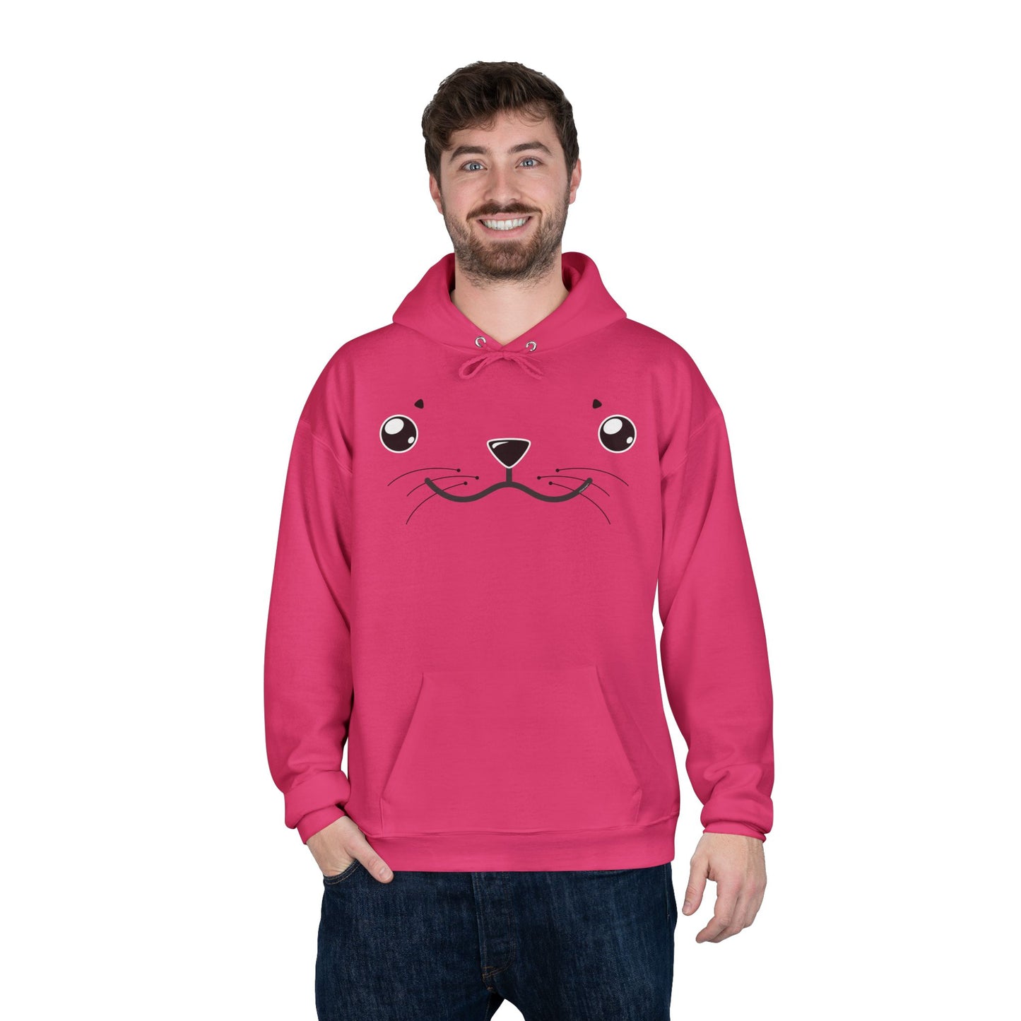 Kyu-T Face - Sealie the Cute Seal Unisex Hoodie Sweatshirt by TOOLOUD