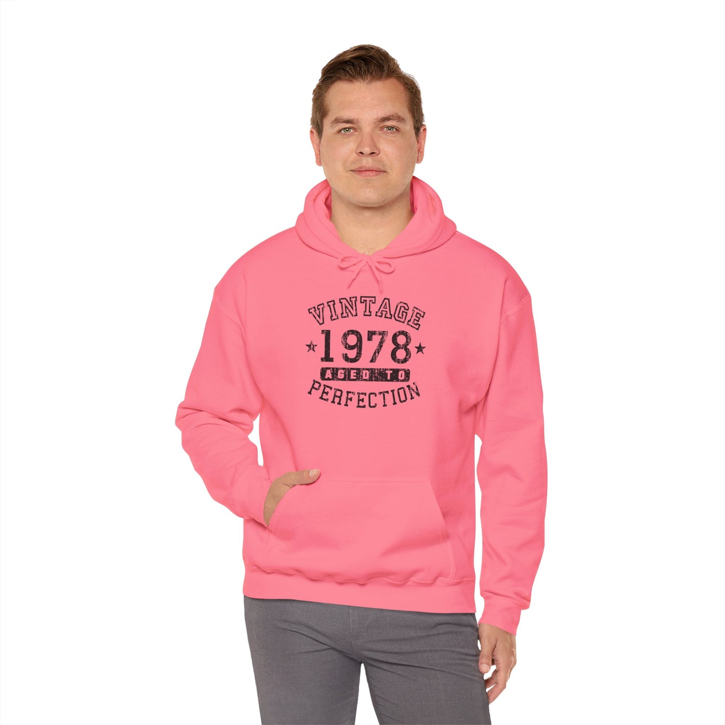 TooLoud 1978 - Vintage Birth Year Unisex Hoodie Sweatshirt