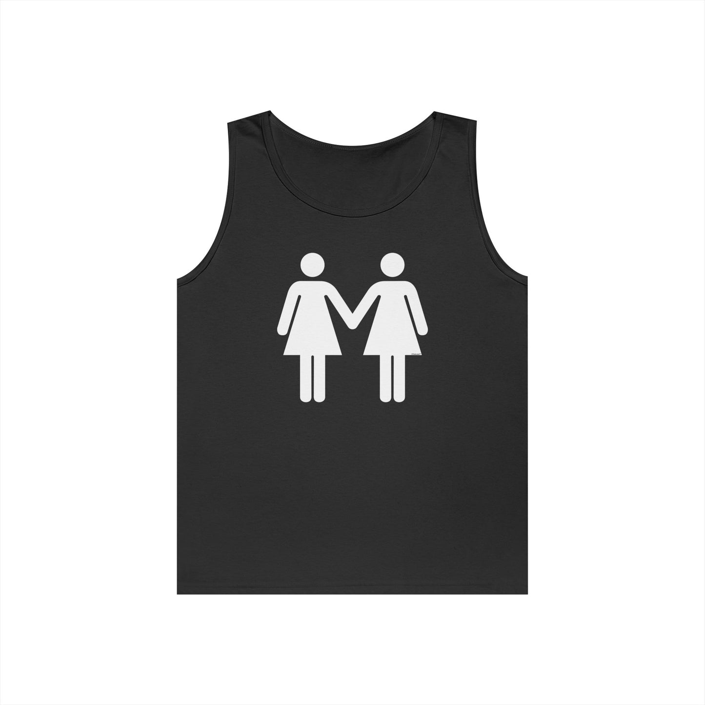 Lesbian Women Holding Hands LGBT Loose Dark Tank Top by TOOLOUD