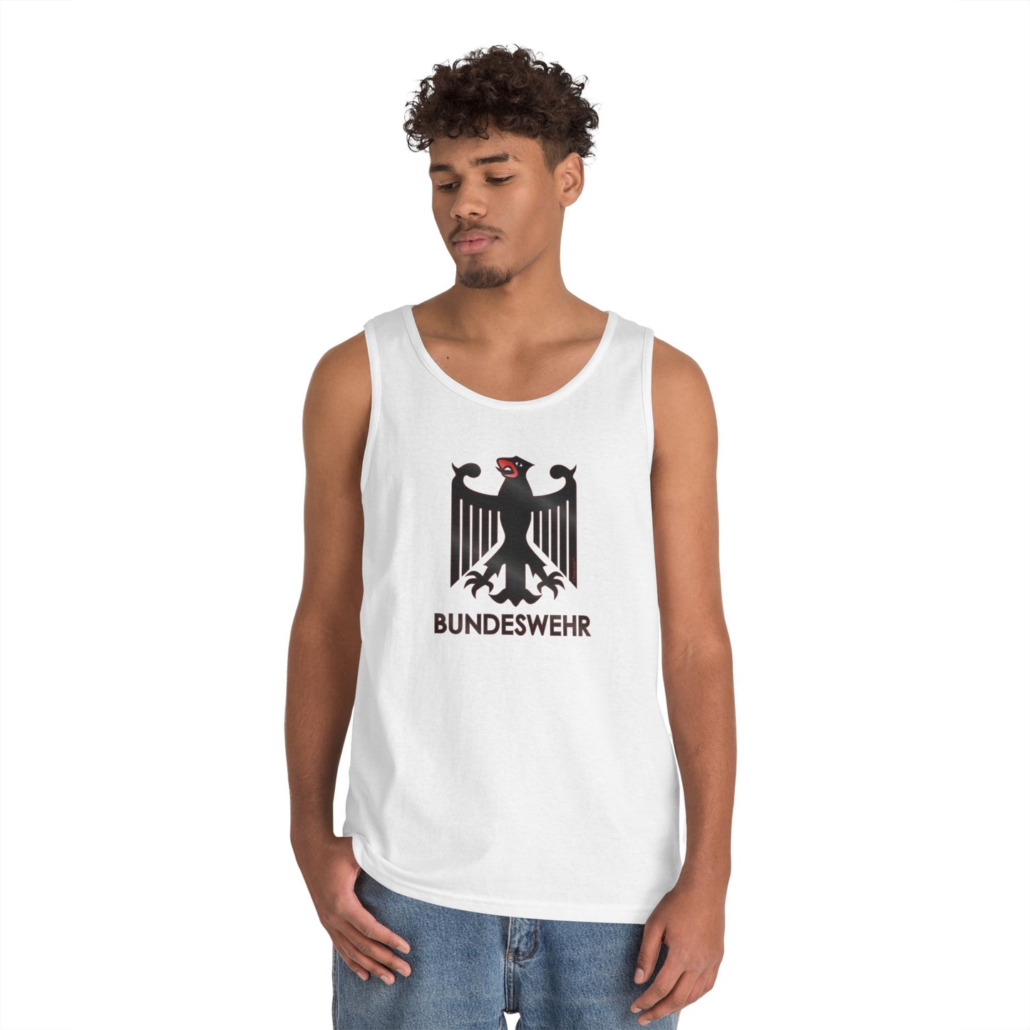 Bundeswehr Logo with Text Loose Tank Top by TOOLOUD