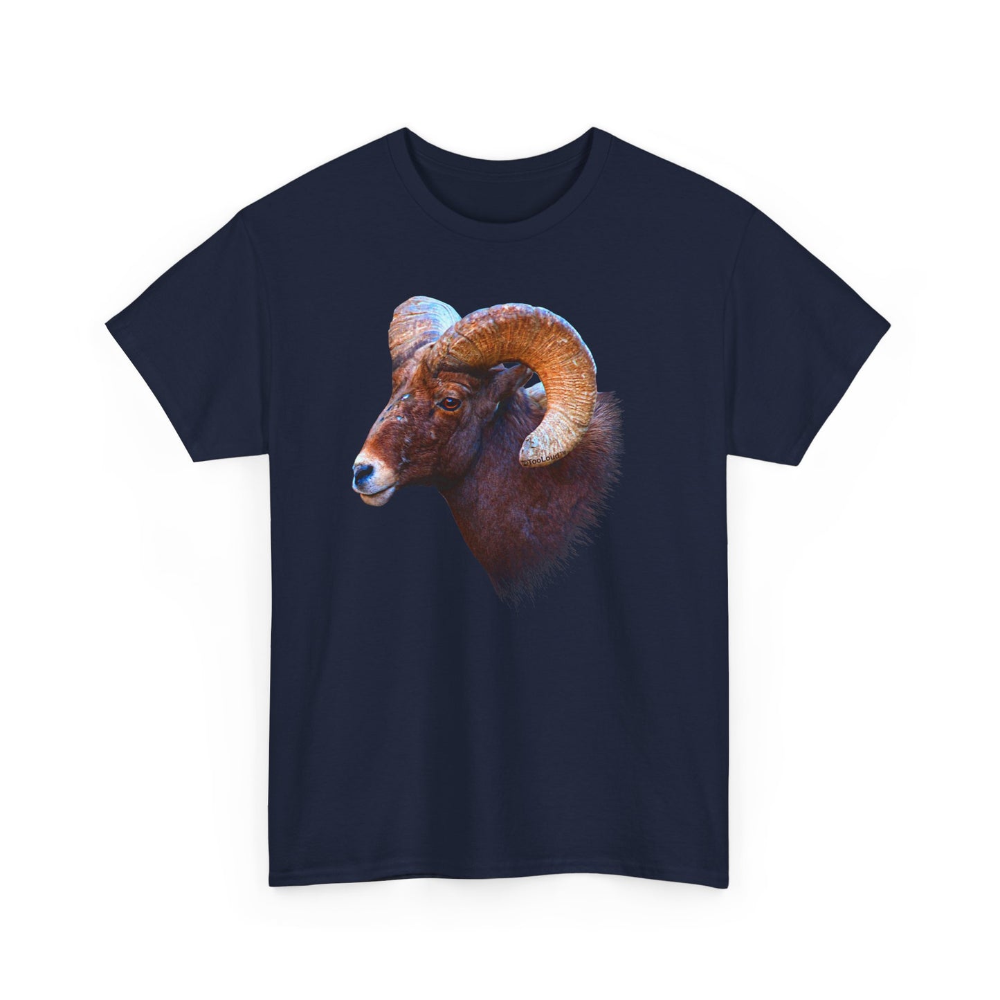 Majestic Bighorn Ram Adult Dark T-Shirt by TOOLOUD