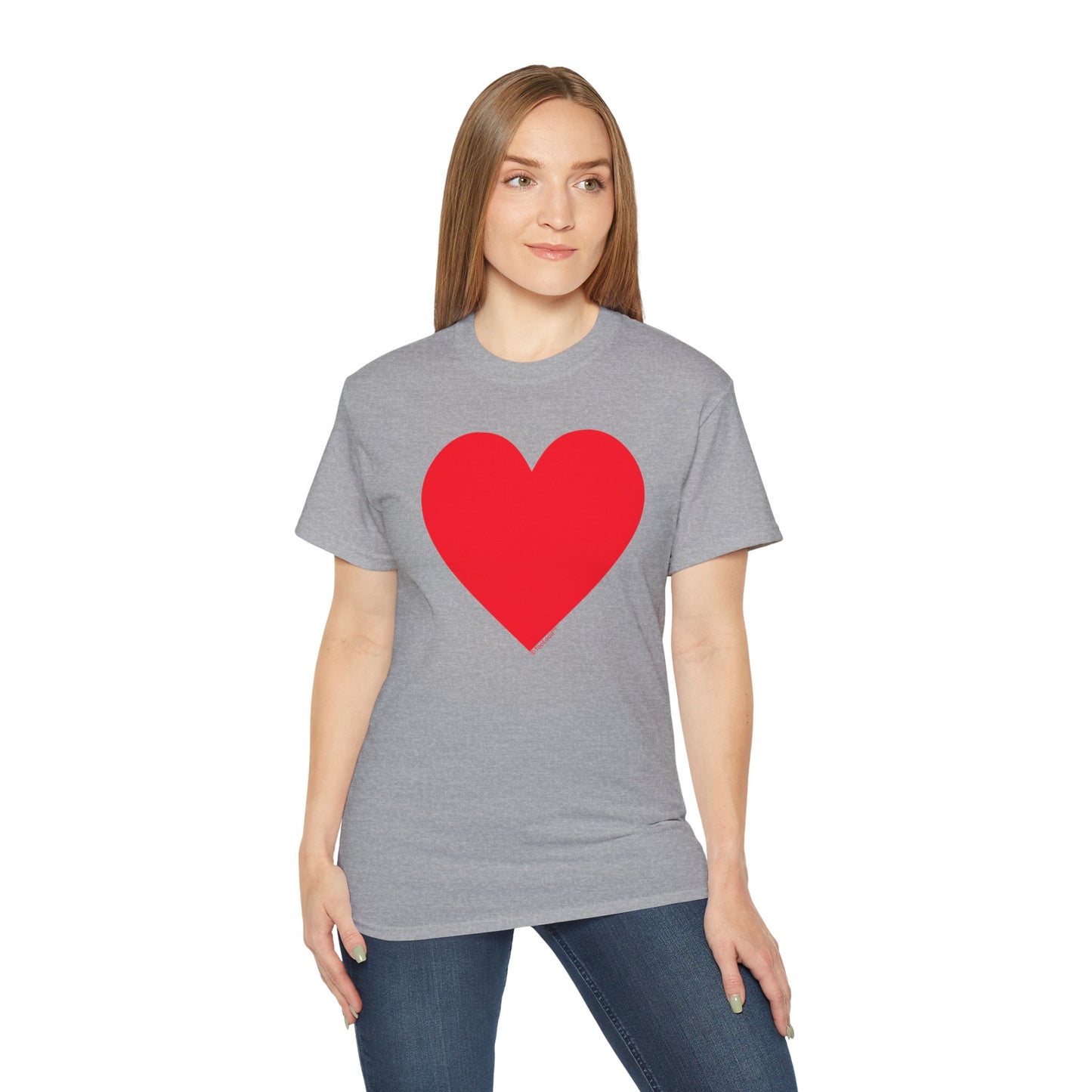 Big Red Heart Valentine's Day Women's T-Shirt by TOOLOUD