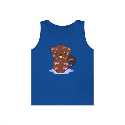 Cute Wet Beaver Loose Tank Top by TOOLOUD