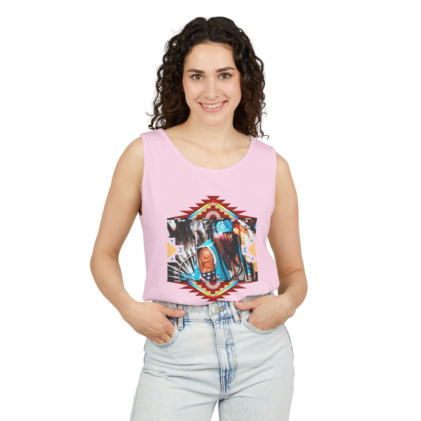Native American Dancer Design #2 Loose Tank Top by TOOLOUD