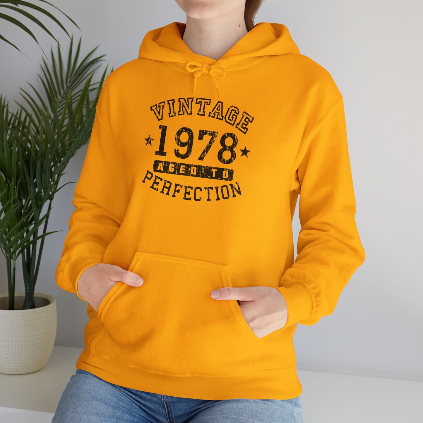 TooLoud 1978 - Vintage Birth Year Unisex Hoodie Sweatshirt