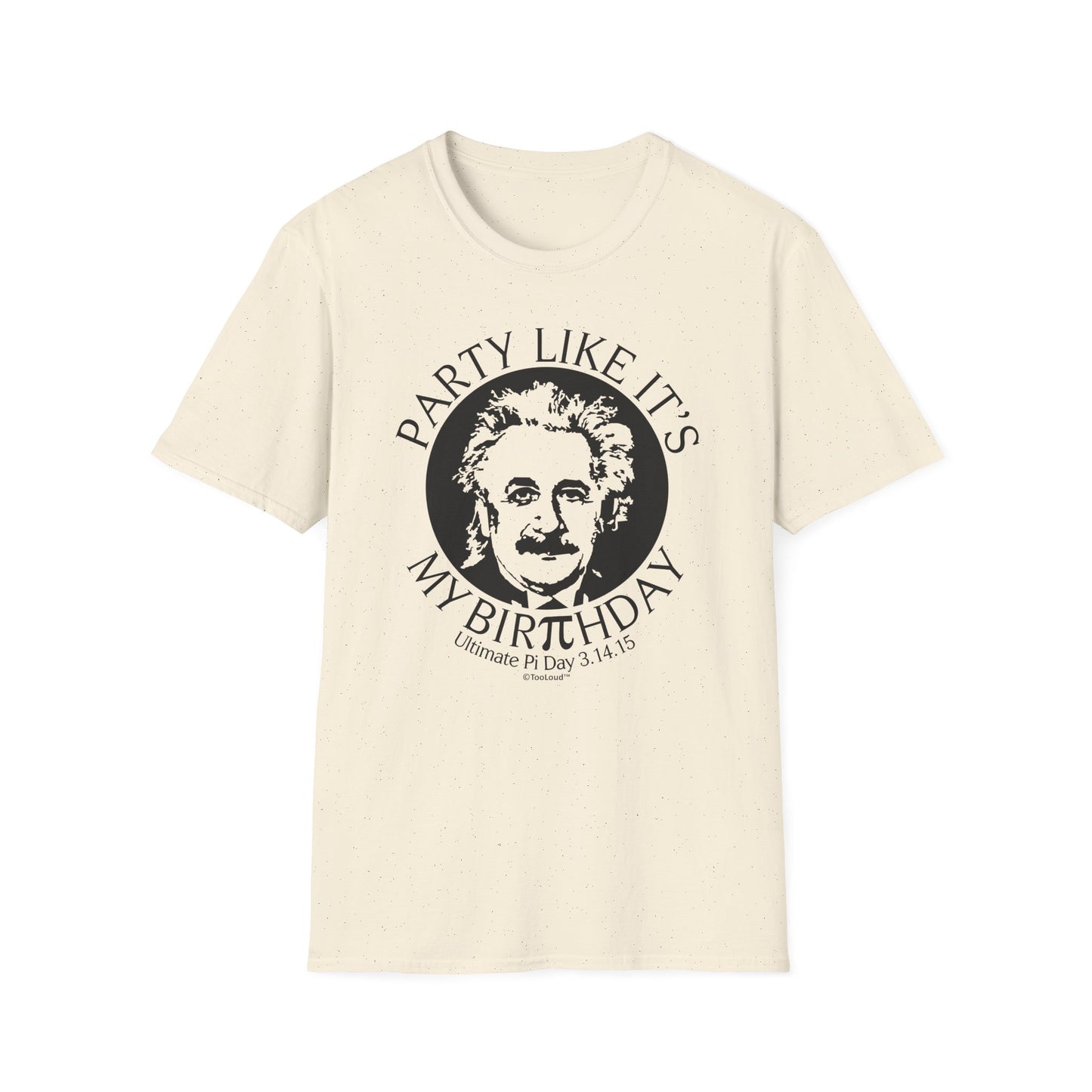 Pi Day and Birthday Adult T-Shirt Design by TOOLOUD