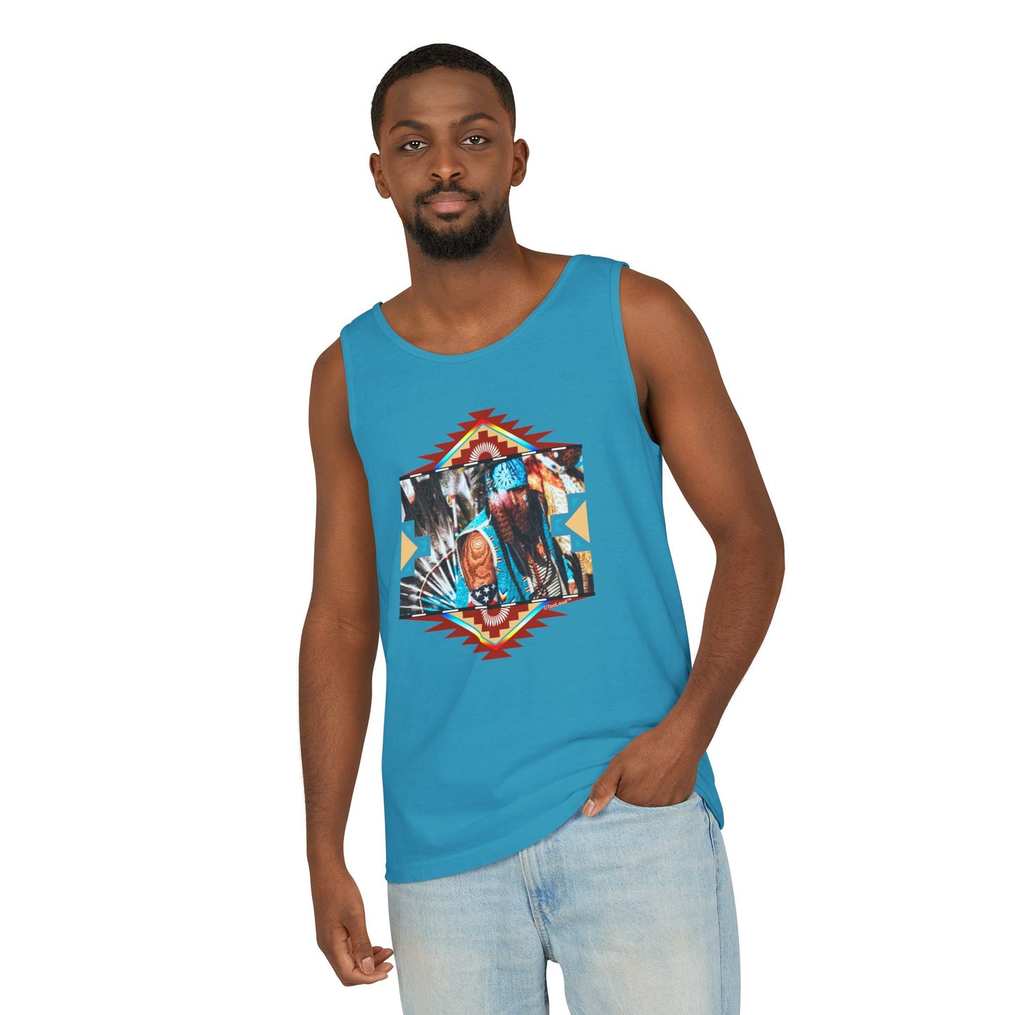 Native American Dancer Design #2 Loose Tank Top by TOOLOUD