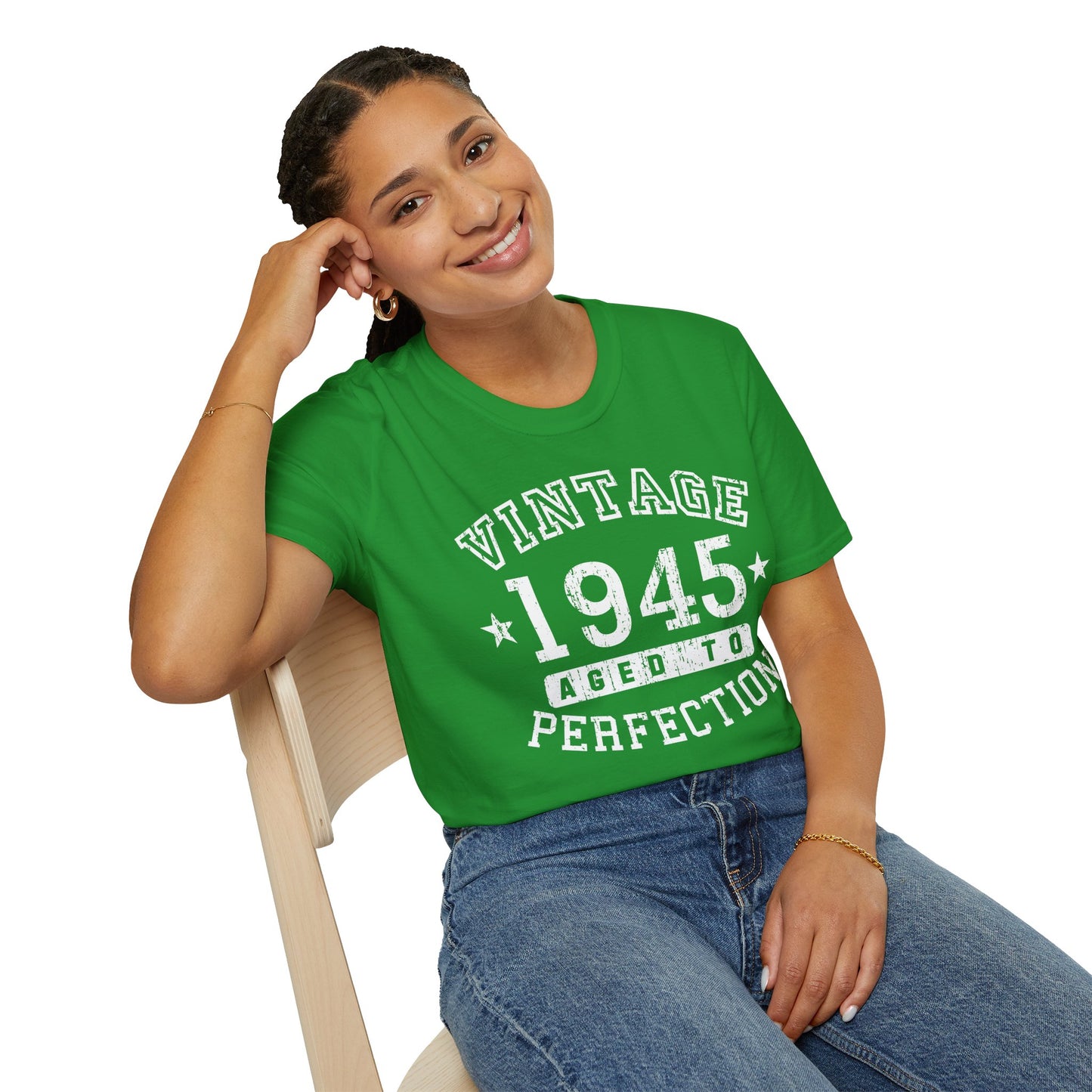 Vintage Birth Year 1945 – Women's Dark Color T-Shirt by TOOLOUD