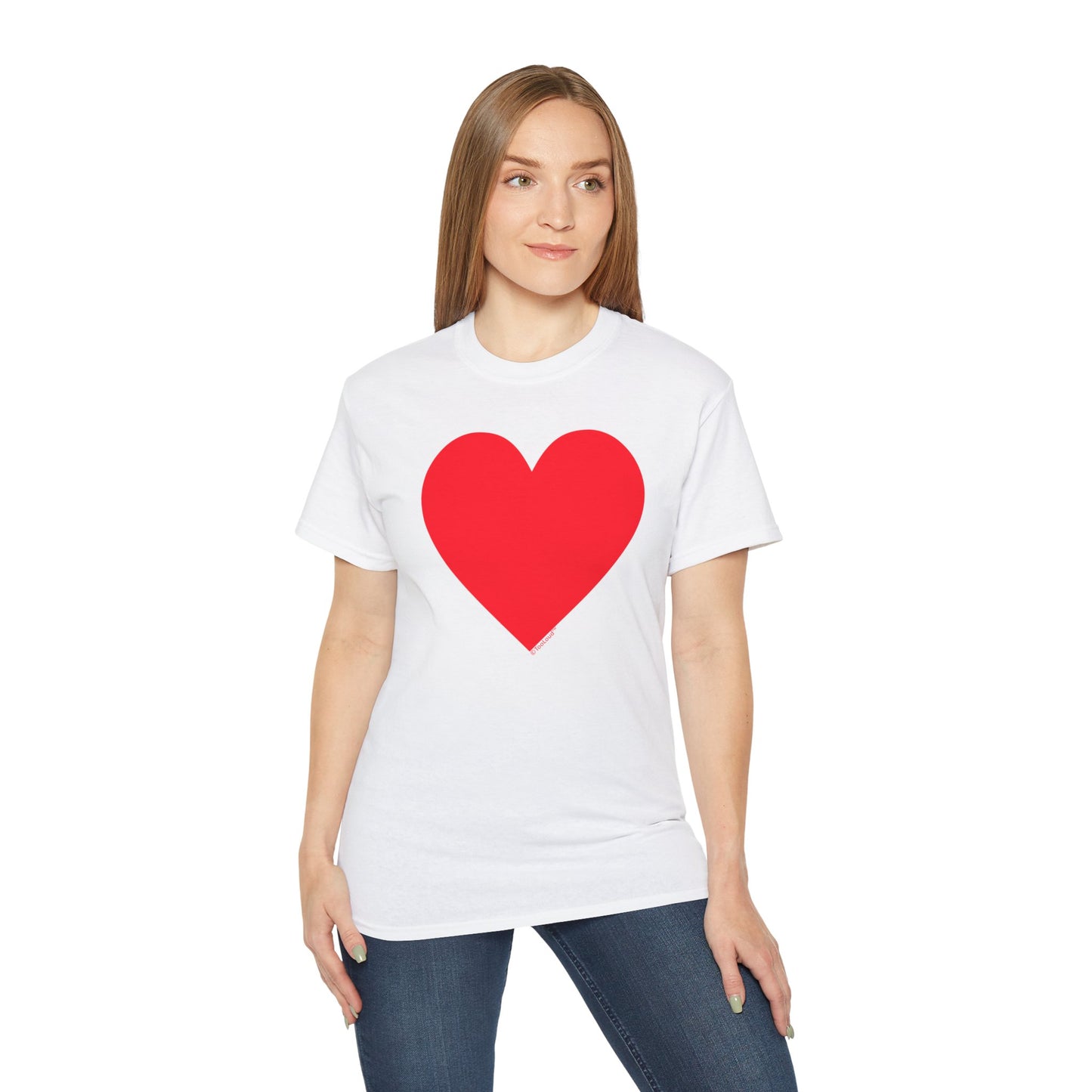Big Red Heart Valentine's Day Women's T-Shirt by TOOLOUD