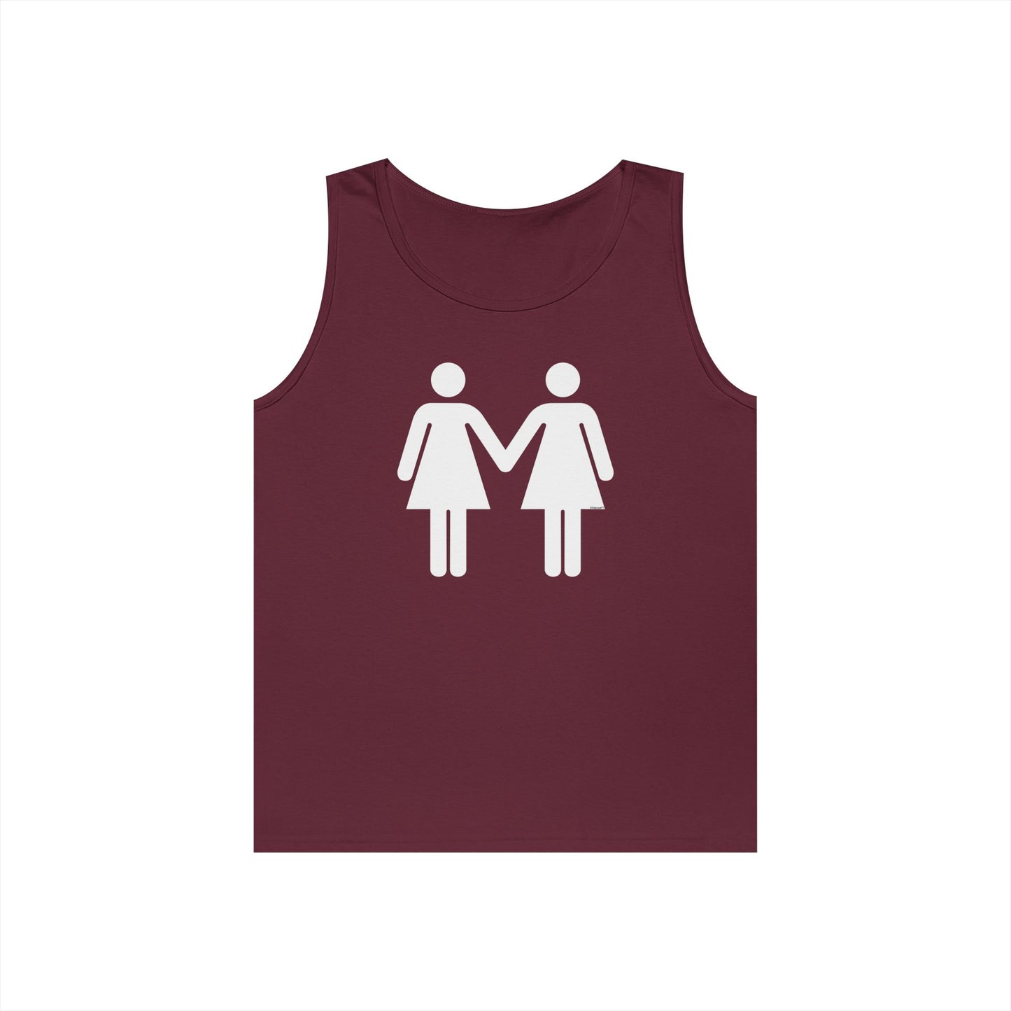 Lesbian Women Holding Hands LGBT Loose Dark Tank Top by TOOLOUD