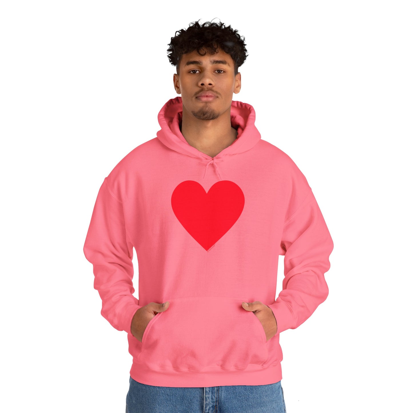 TOOLOUD Big Red Heart Valentine's Day Dark Unisex Hoodie Sweatshirt