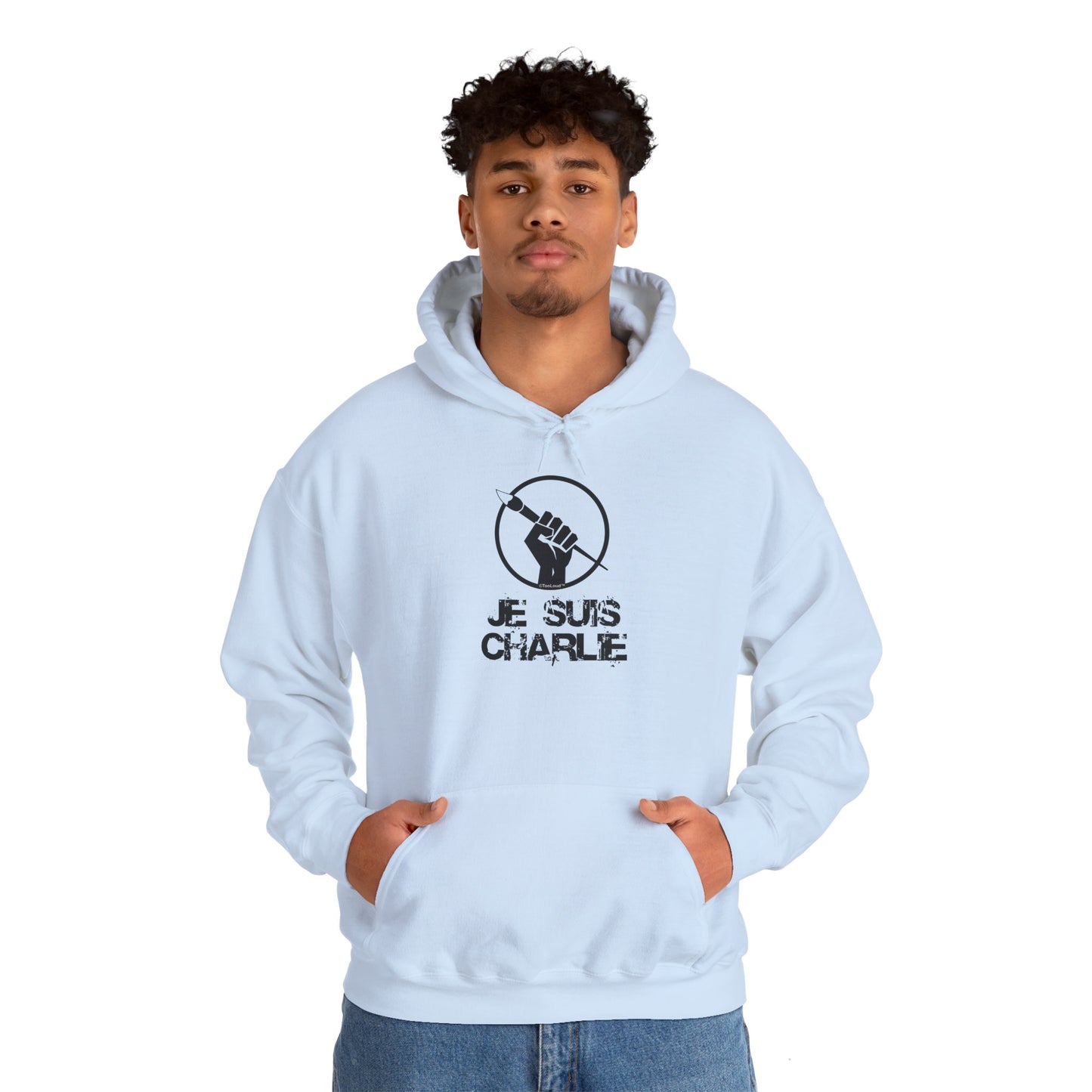 TOOLOUD Je Suis Charlie Hooded Unisex Sweatshirt