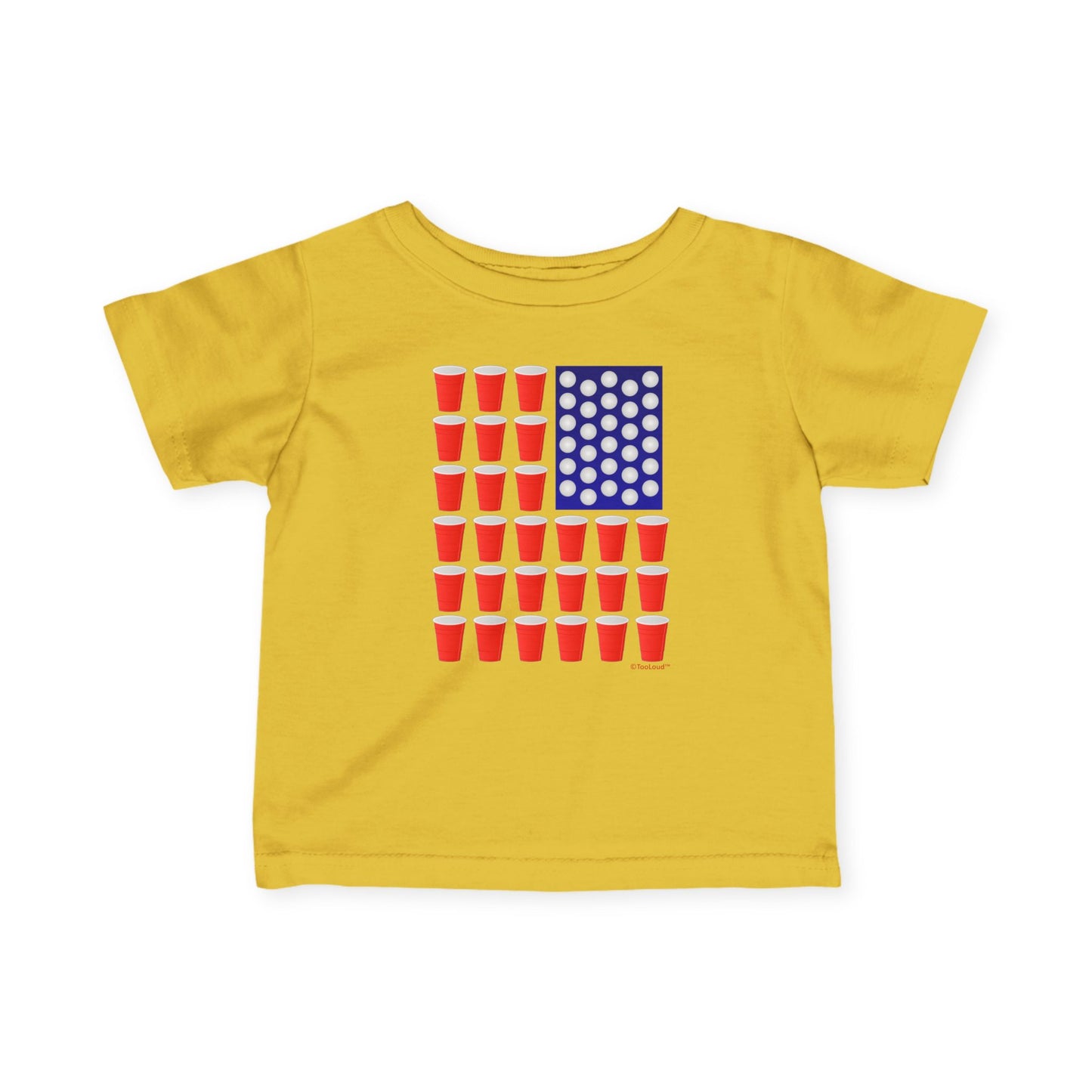 Beer Pong Flag Infant T-Shirt by TOOLOUD