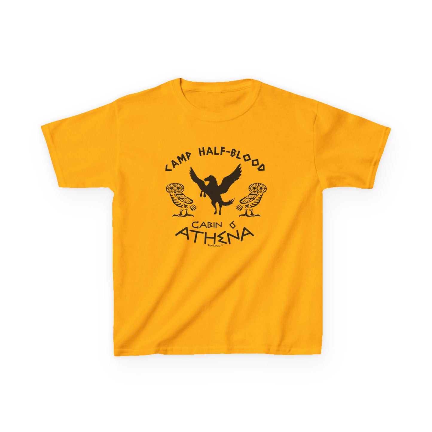 TOOLOUD Camp Half-Blood Cabin 6 Athena Children’s T-Shirt Tee