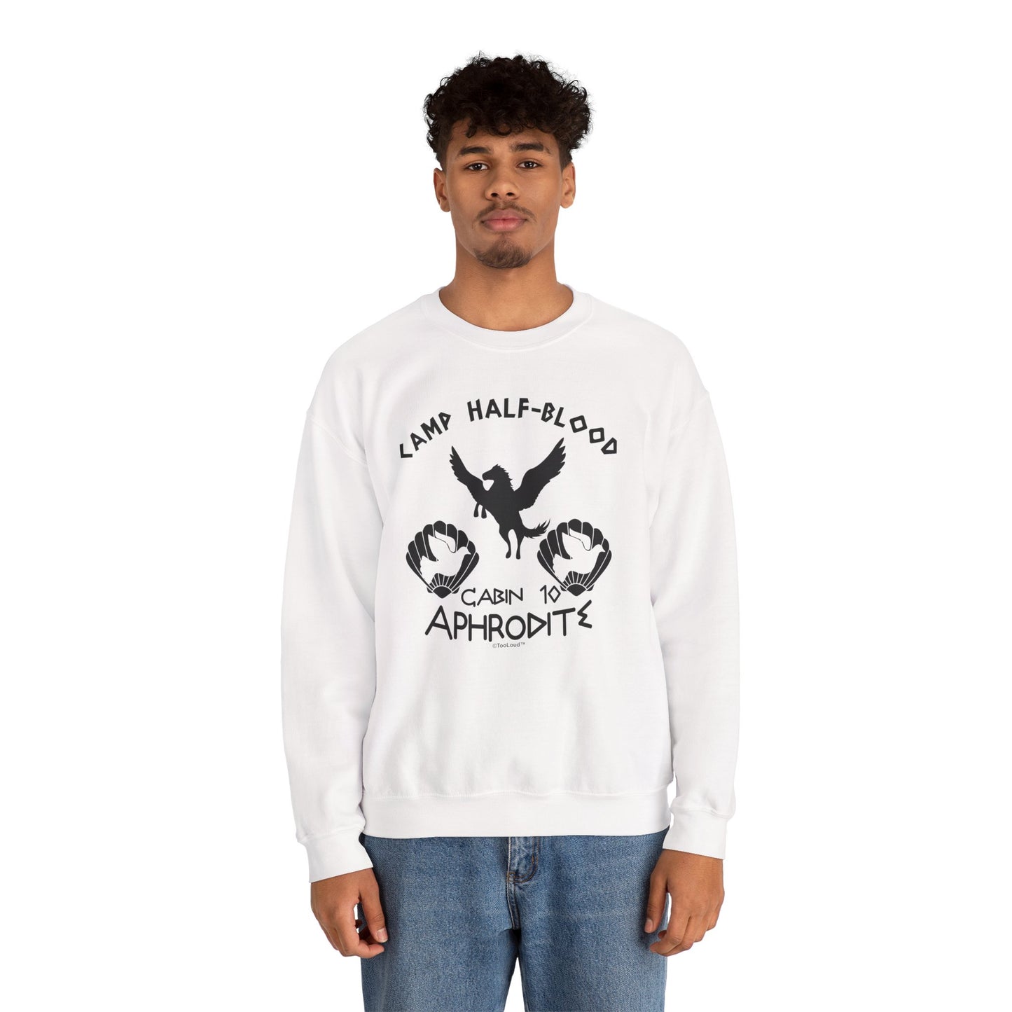 Cabin 10 Aphrodite Camp Half-Blood Adult Sweatshirt by TOOLOUD