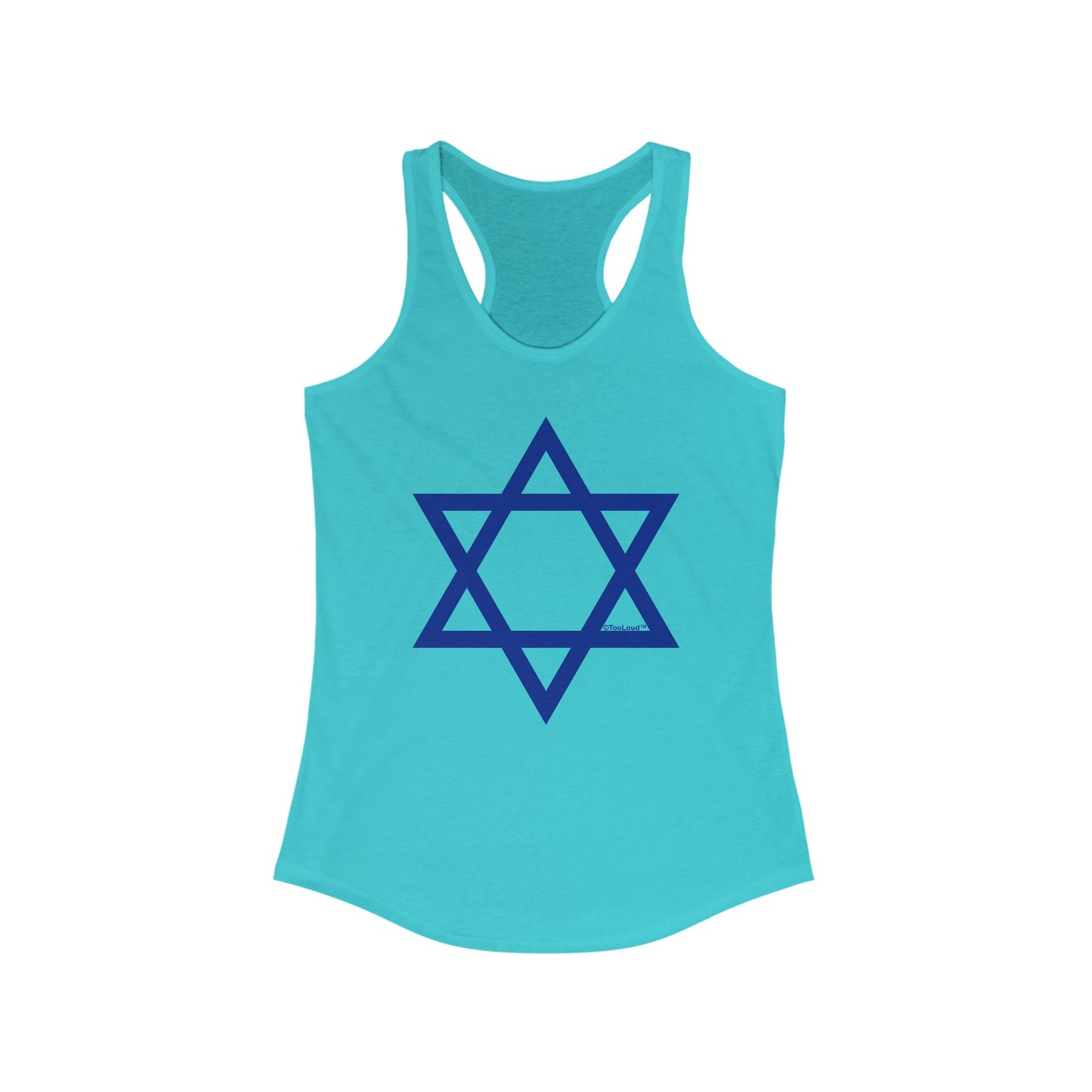 Jewish Star of David Women's Petite Racerback Tank Top by TOOLOUD