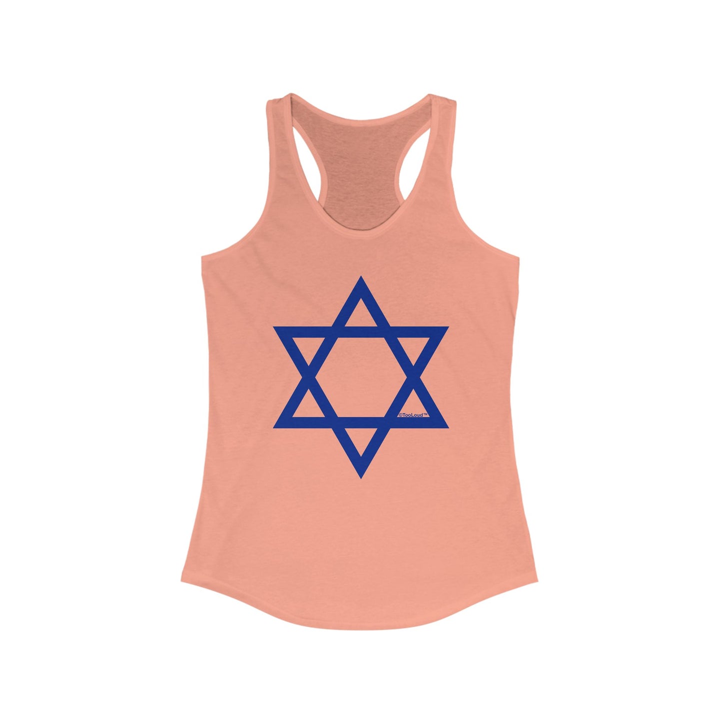 Jewish Star of David Women's Petite Racerback Tank Top by TOOLOUD