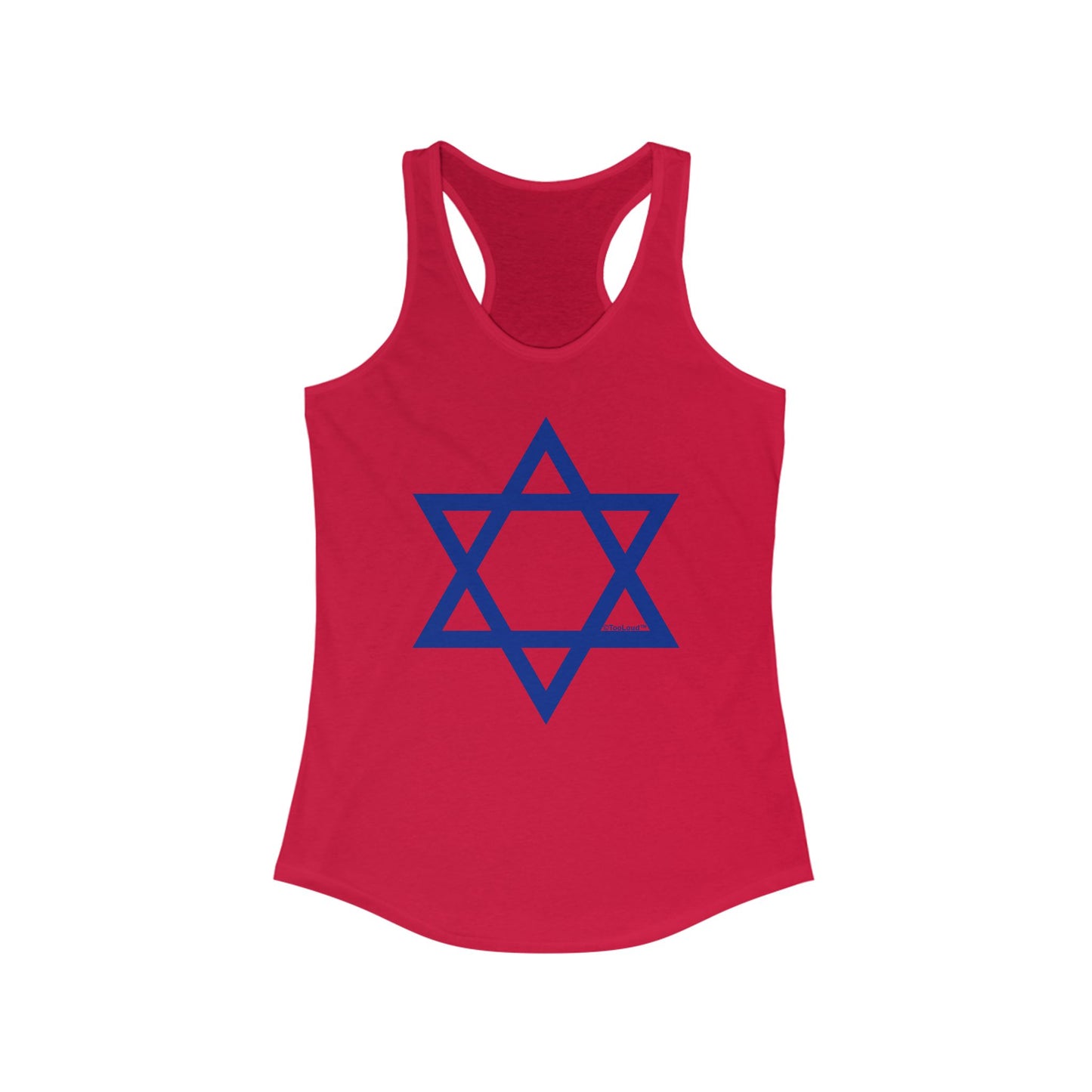 Jewish Star of David Women's Petite Racerback Tank Top by TOOLOUD