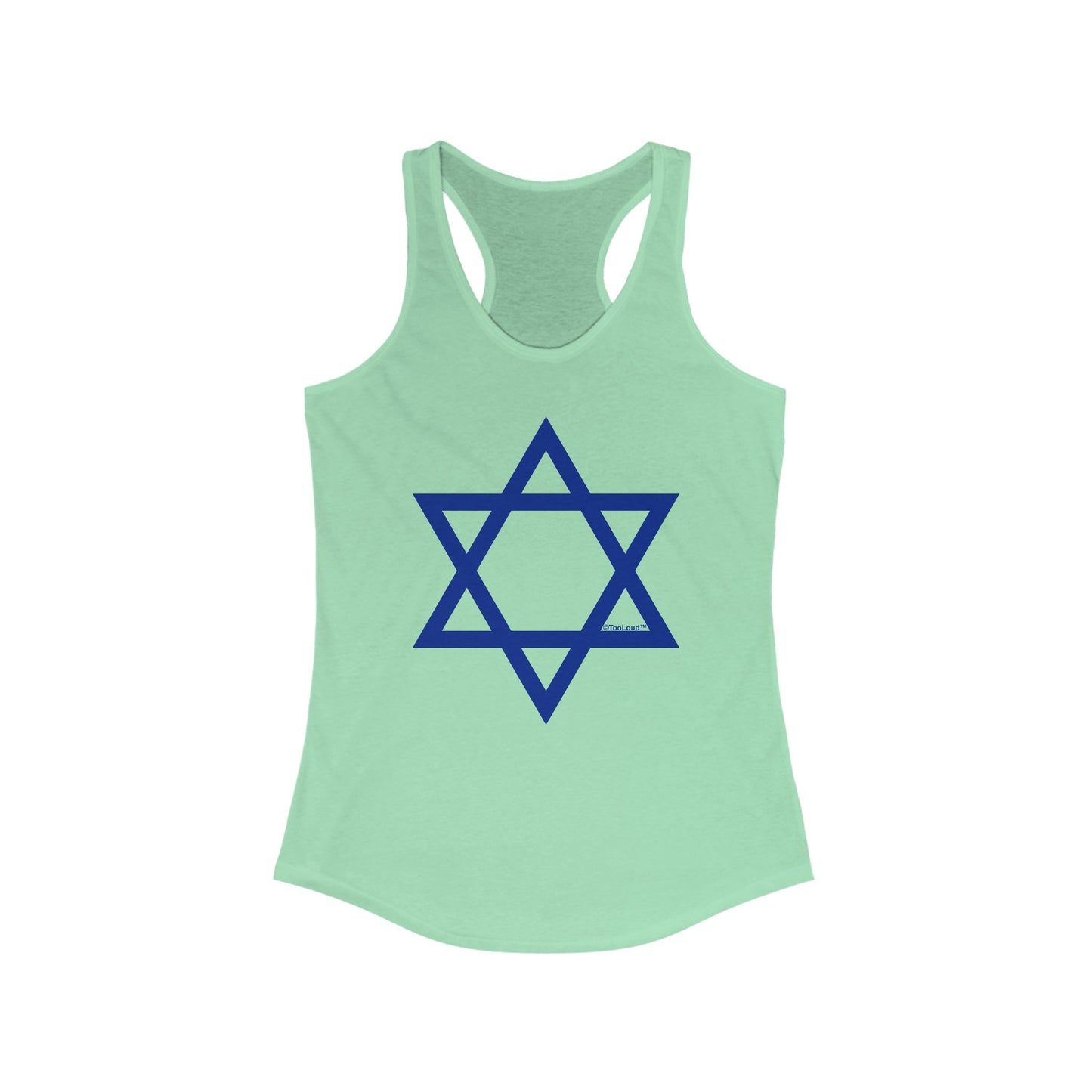 Jewish Star of David Women's Petite Racerback Tank Top by TOOLOUD