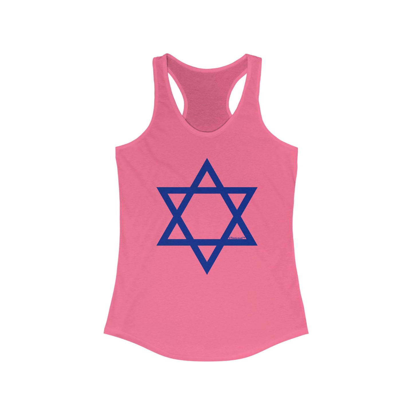 Jewish Star of David Women's Petite Racerback Tank Top by TOOLOUD