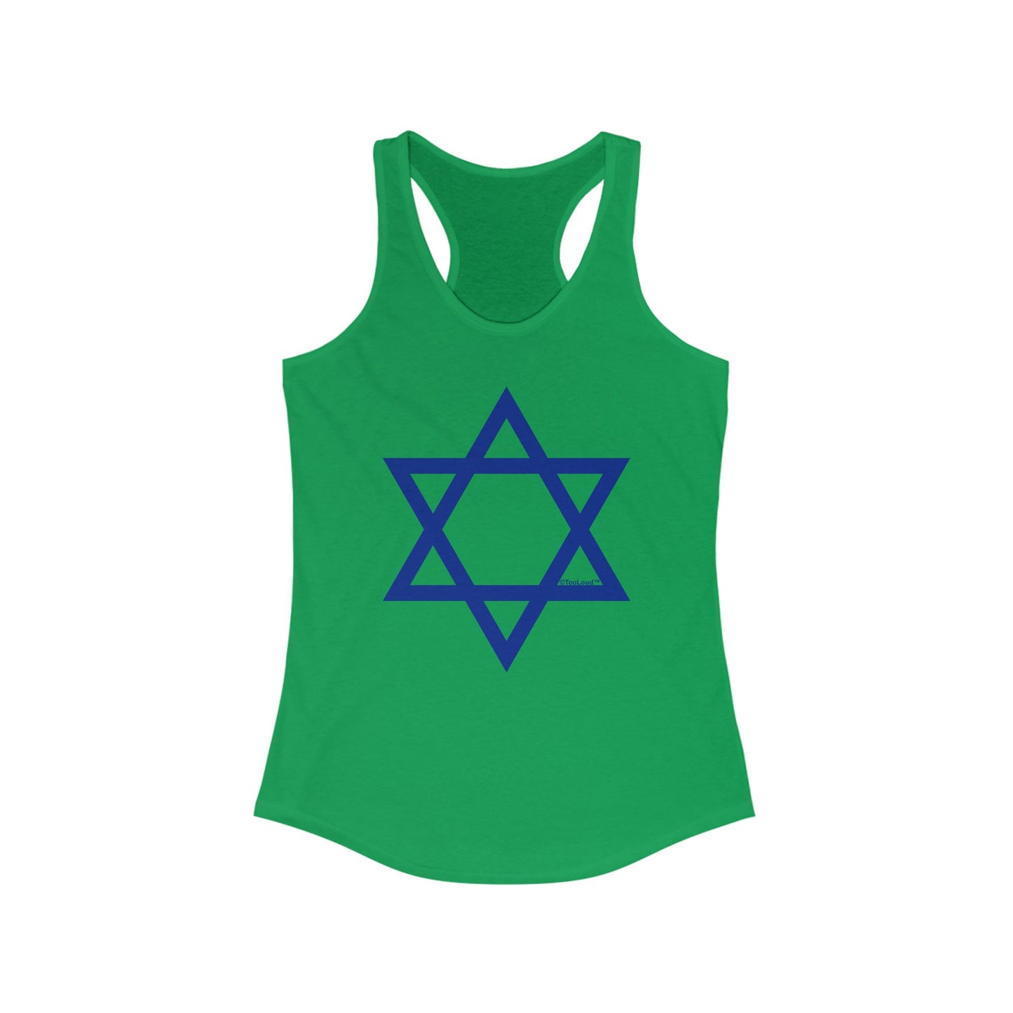 Jewish Star of David Women's Petite Racerback Tank Top by TOOLOUD