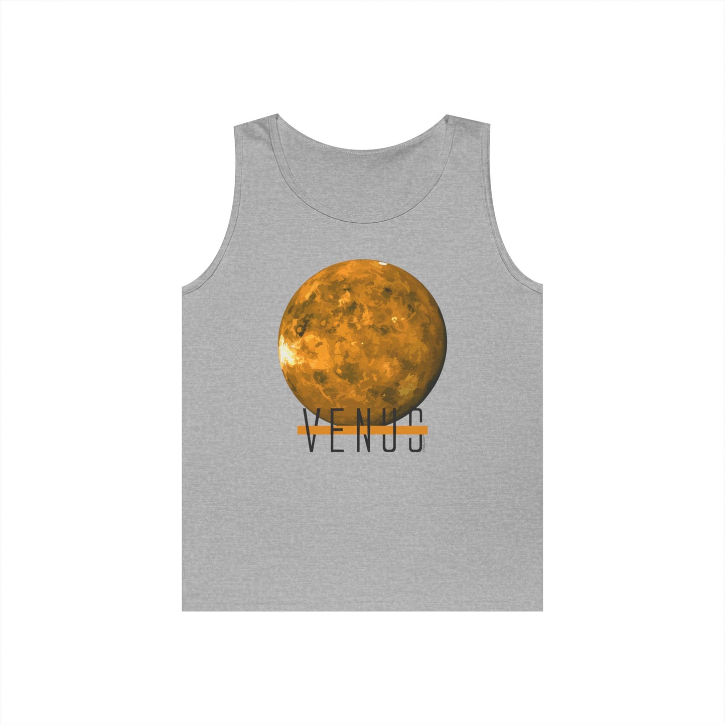 Planet Venus Text Adult Loose Tank Top by TOOLOUD