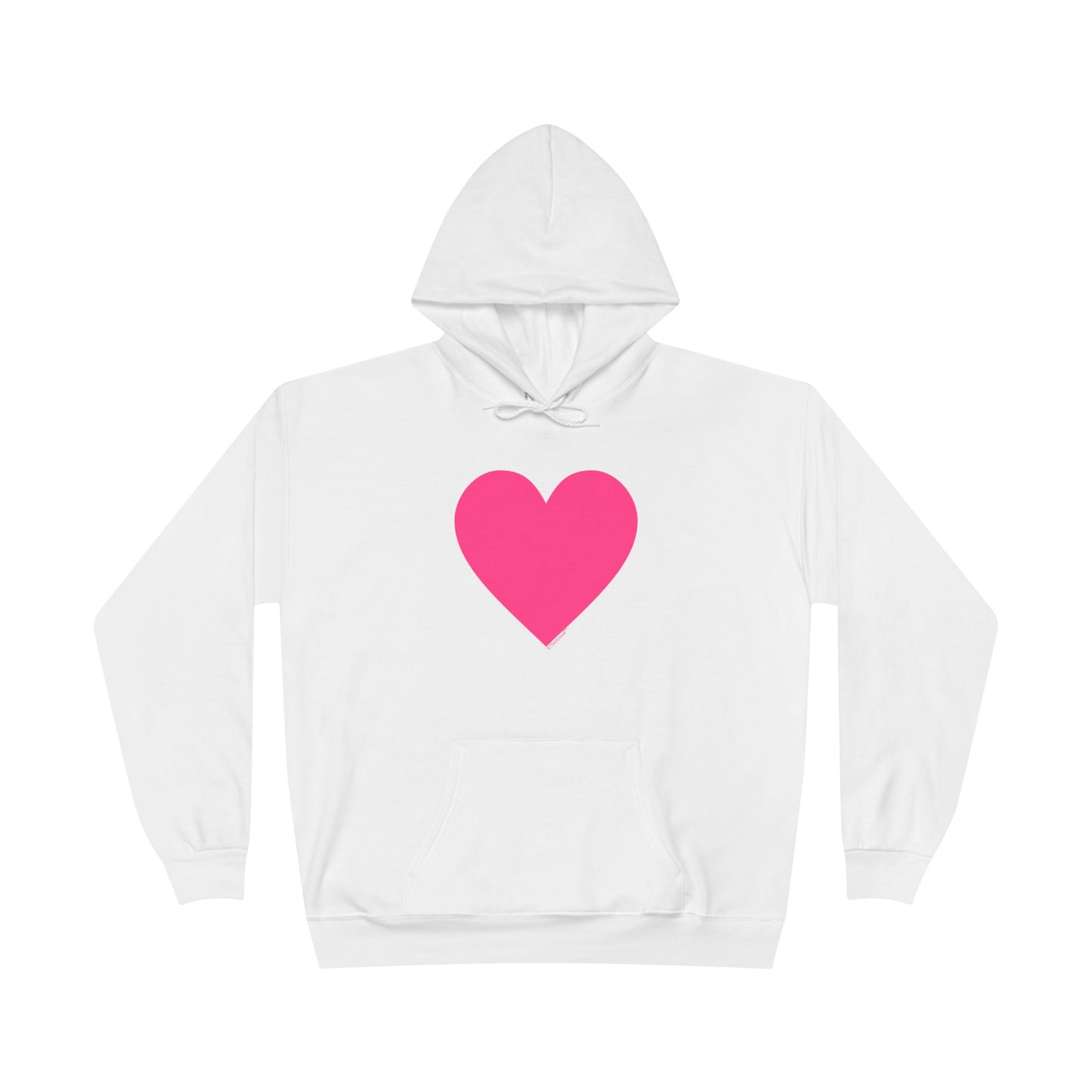 TOOLOUD Big Pink Heart Valentine's Day Unisex Hoodie Sweatshirt