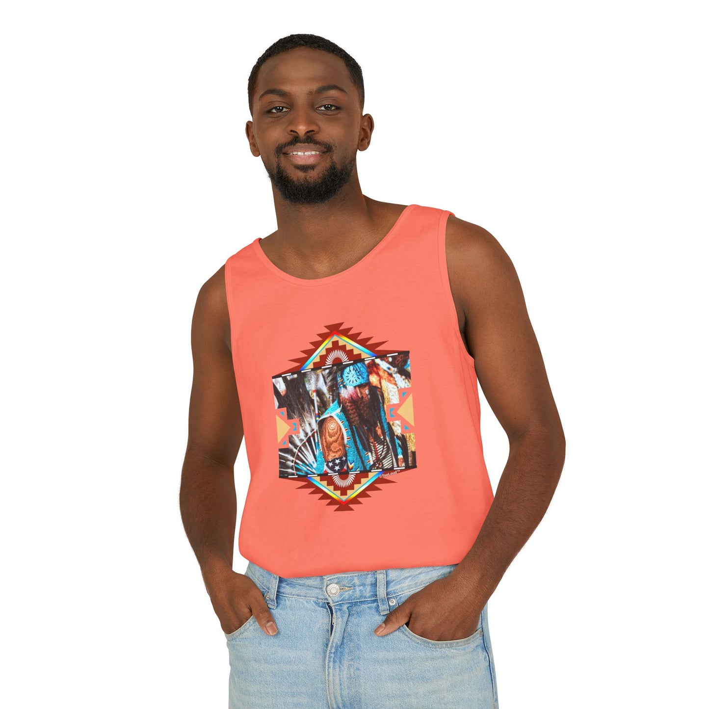 Native American Dancer Design #2 Loose Tank Top by TOOLOUD