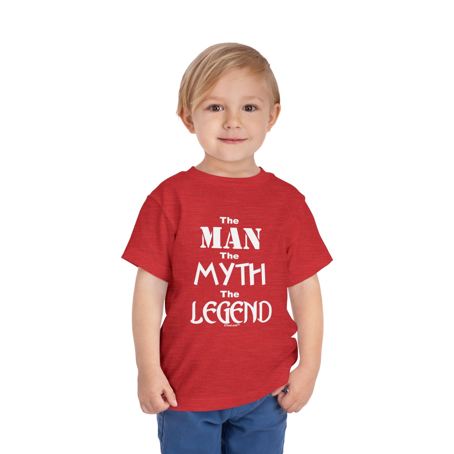 The Man The Myth The Legend Toddler T-Shirt Dark by TOOLOUD